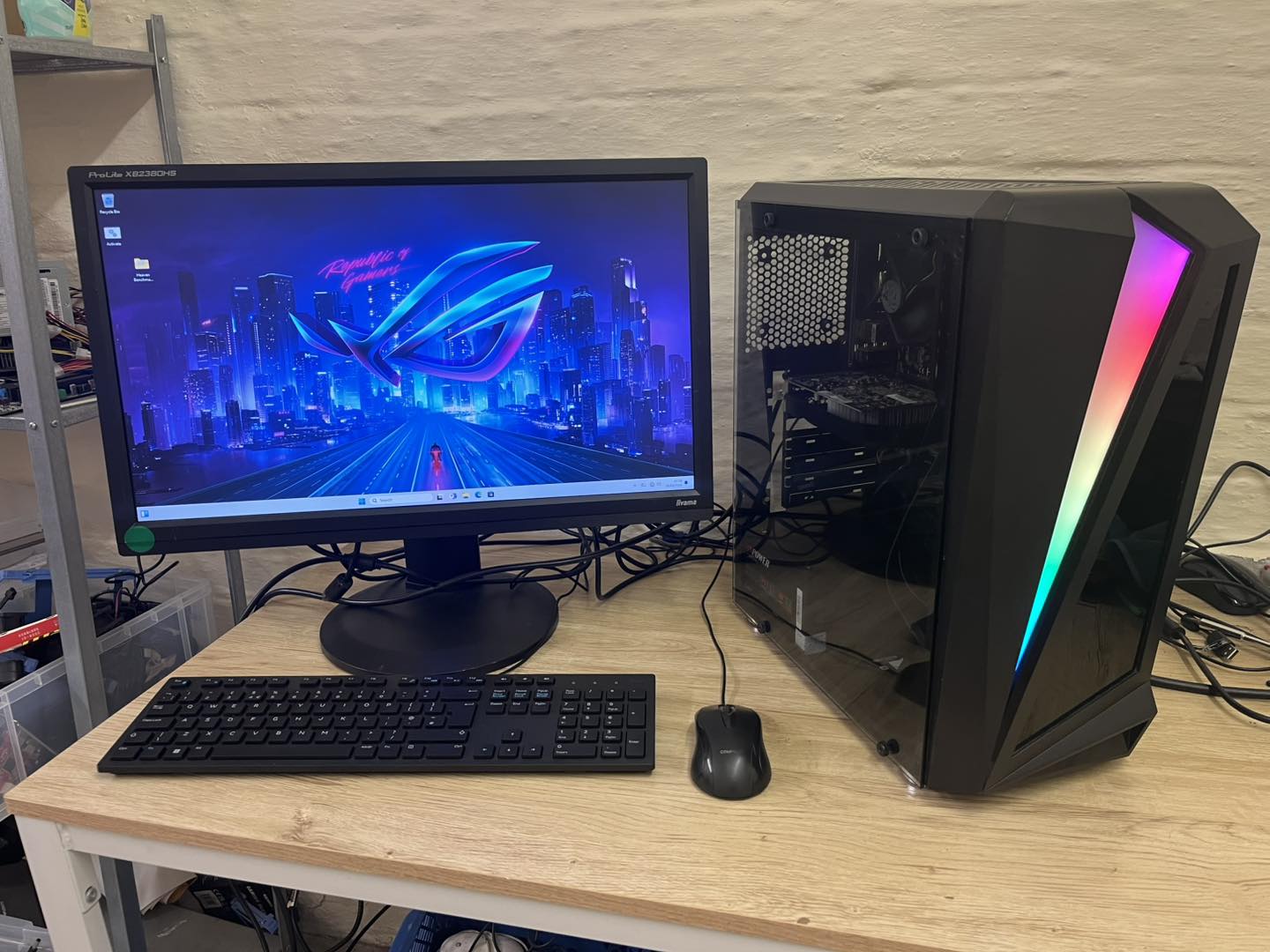 i5 Gaming pc 16gb ram 256gb ssd 500gb hdd GeForce Gtx 1050ti Rgb 