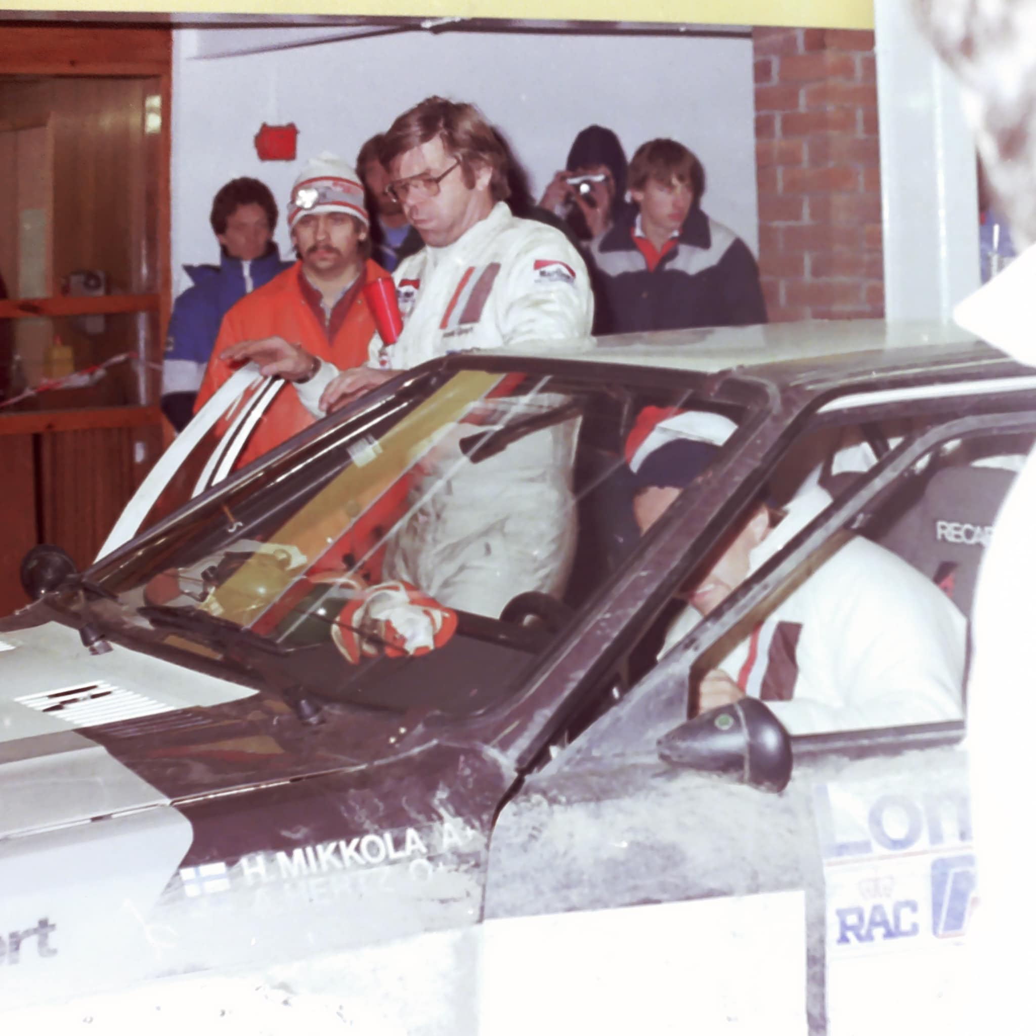 1982 Lombard RAC Rally winners Hannu Mikkola and Arne Hertz in
