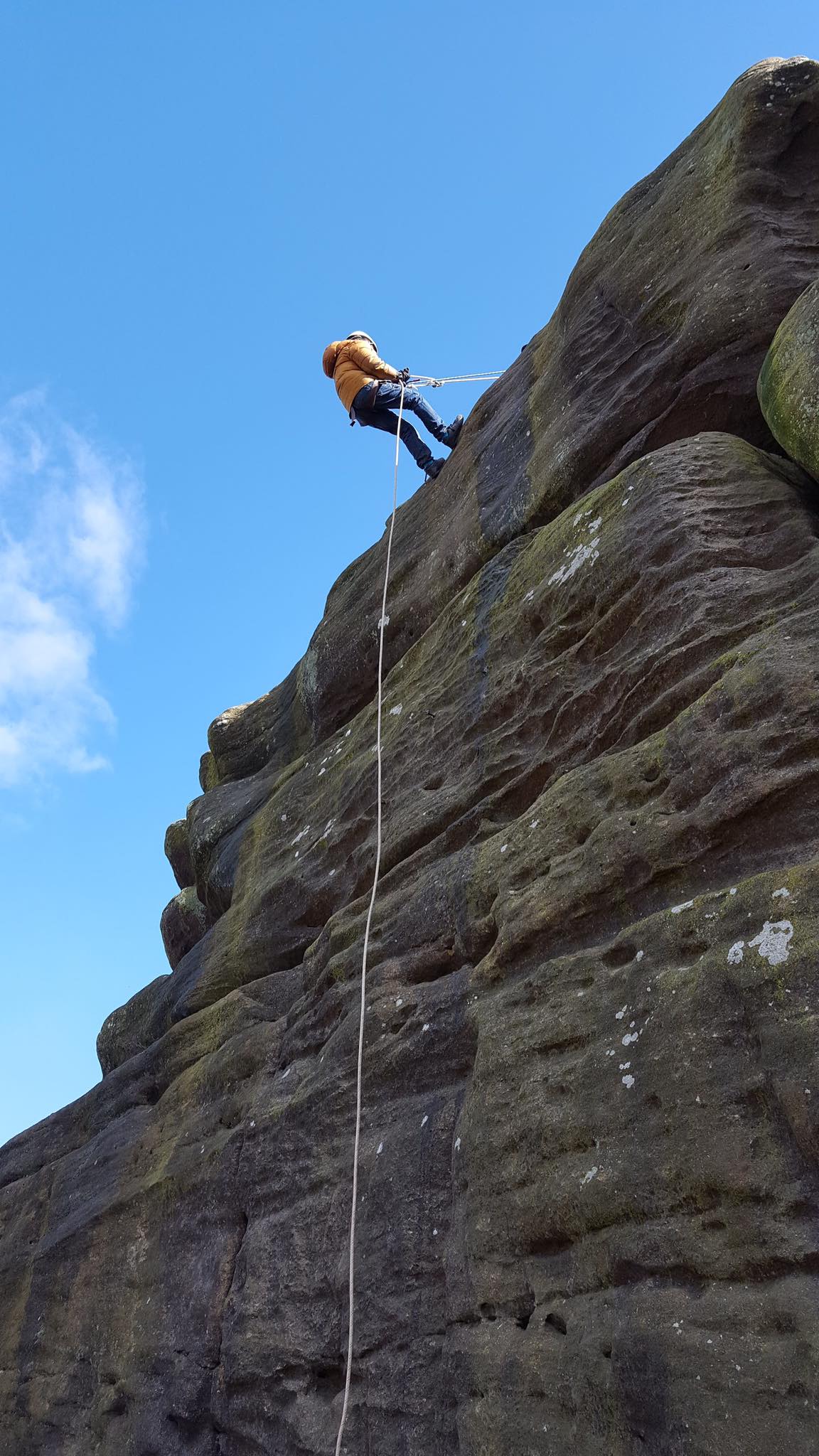 Rock Climbing & Abseiling Experience at Brimham Rocks Only £39pp