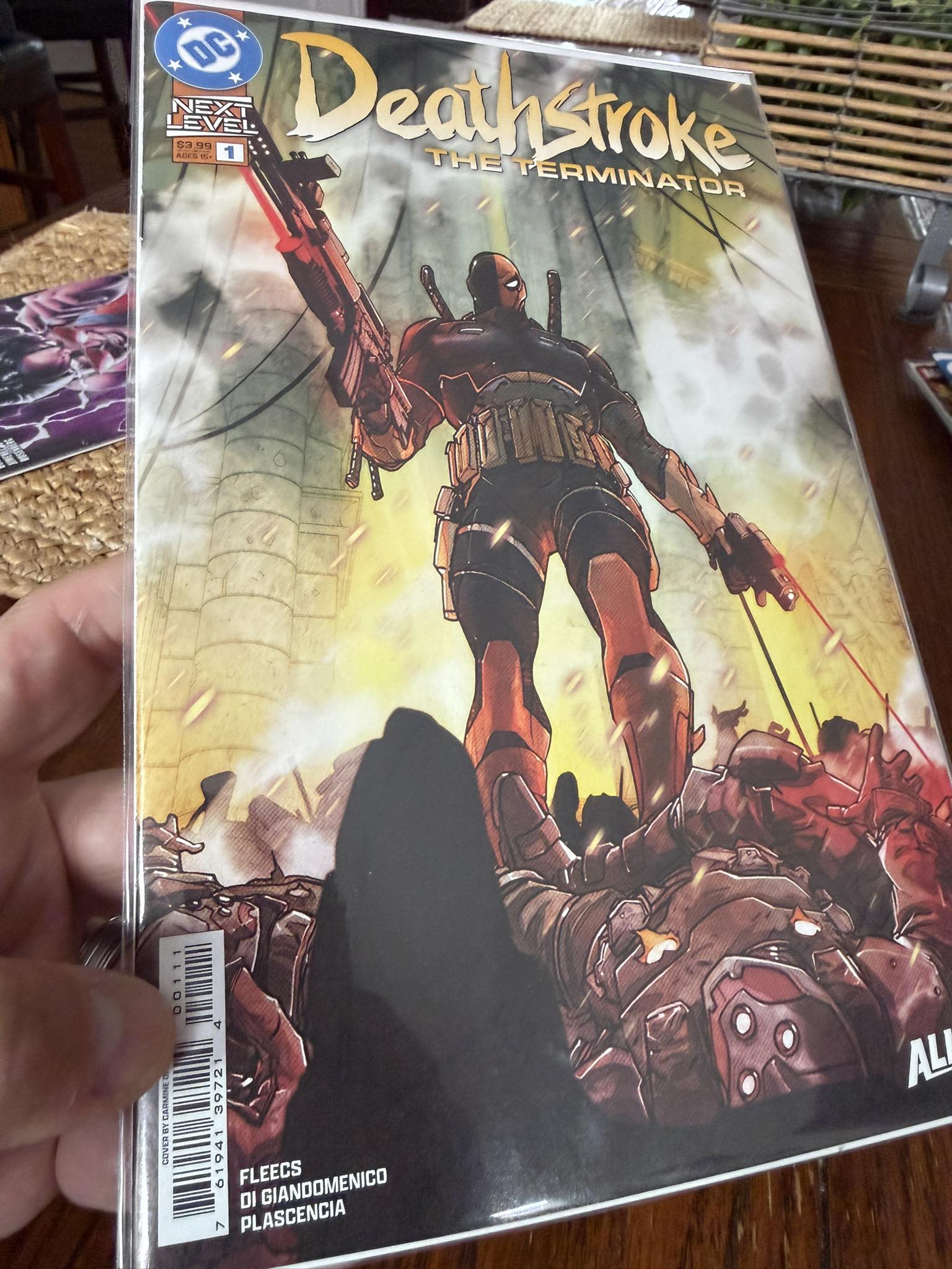 Deathstroke's first issue artwork by Mike Zeck
