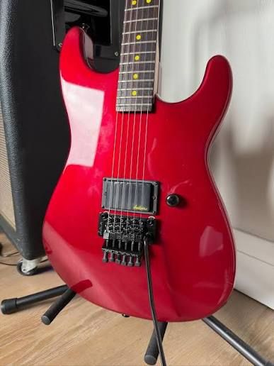 Reliable Kahler locking tremolo system on my 80s Charvel Jackson