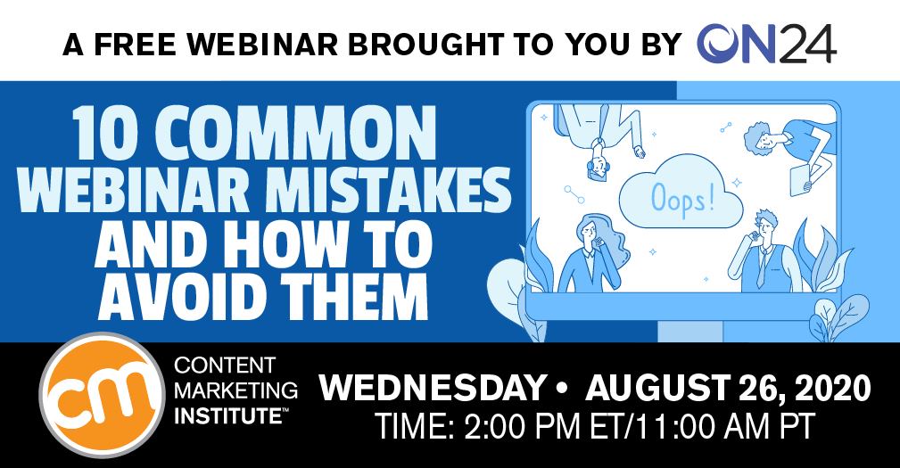 10 Common Webinar Mistakes and How to Avoid Them