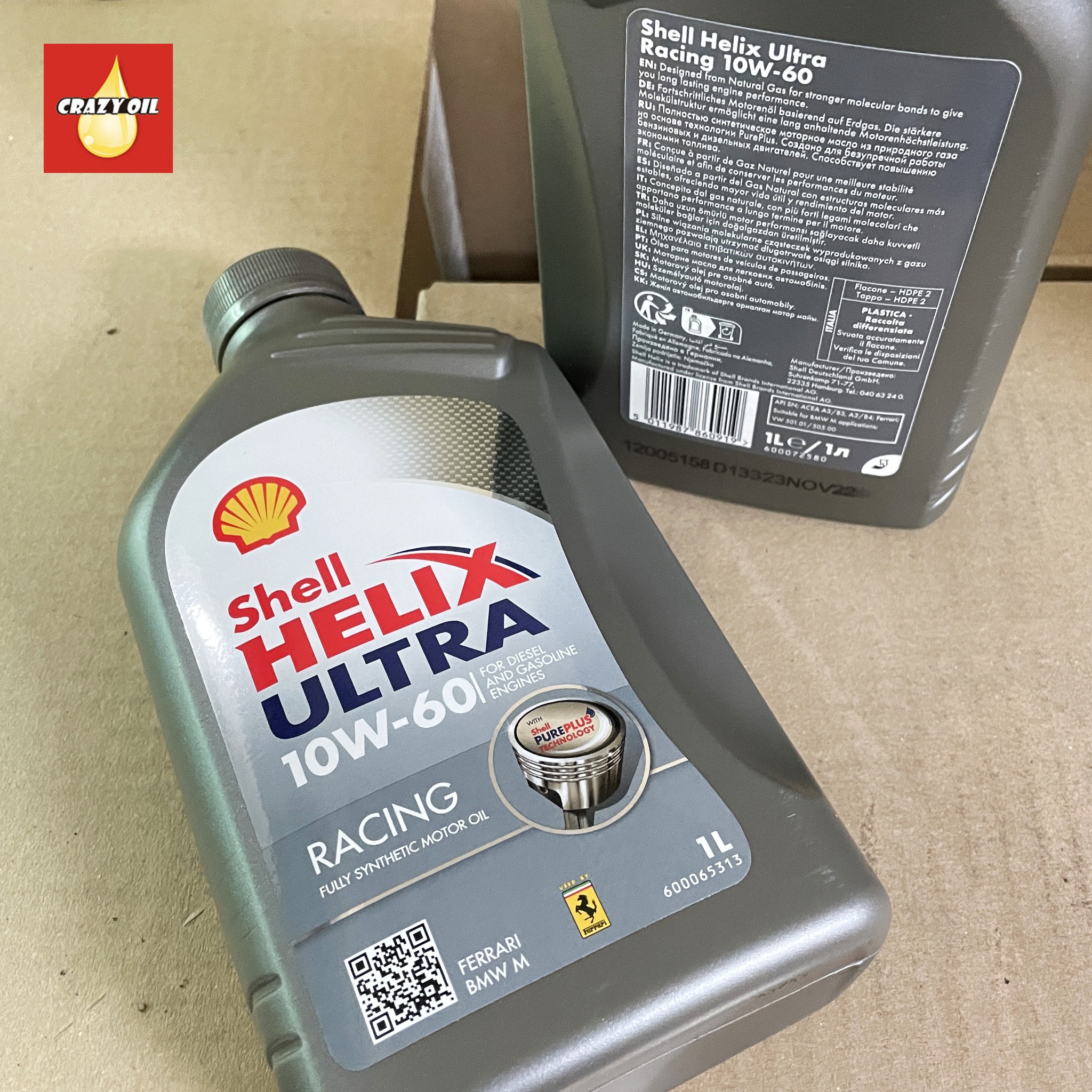 瘋油網 CRAZY OIL - Shell Helix ULTRA Racing 10W60 全合成機油 法拉利... | Facebook