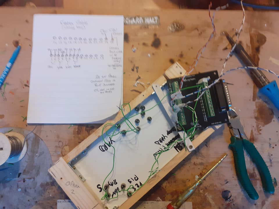 Basement Trains - Points control panel wired up and... | Facebook