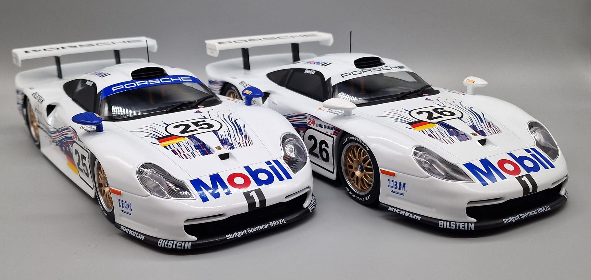 Modellino WERK83 1:18 Porsche 911 GT1 #26 Vincitore Le Mans 1998, Aiello/McNish/Ortelli. Nuovo.