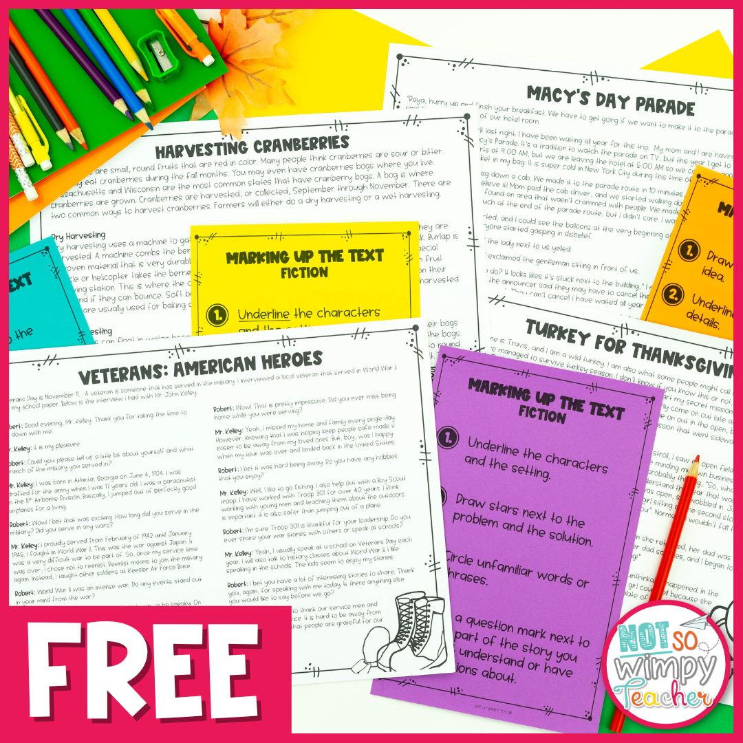 FLASH FREEBIE! FREE November... - Not So Wimpy Teacher | Facebook
