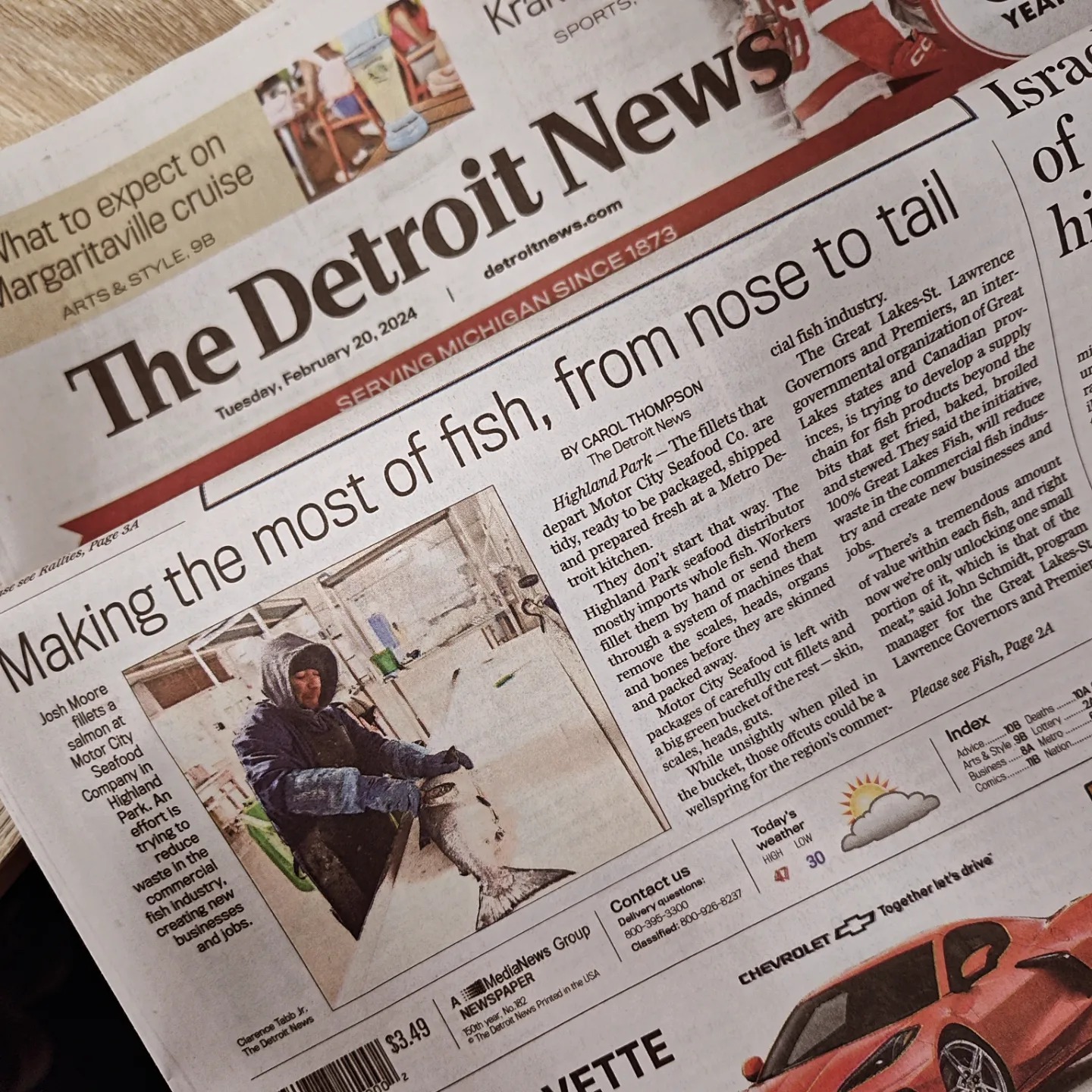 Big thanks to @detroitnews... - Motor City Seafood Company | Facebook