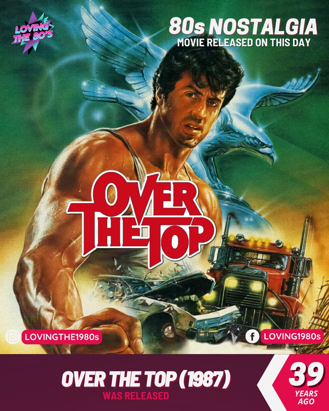 Over the Top Movie Poster - 27 x 40 in