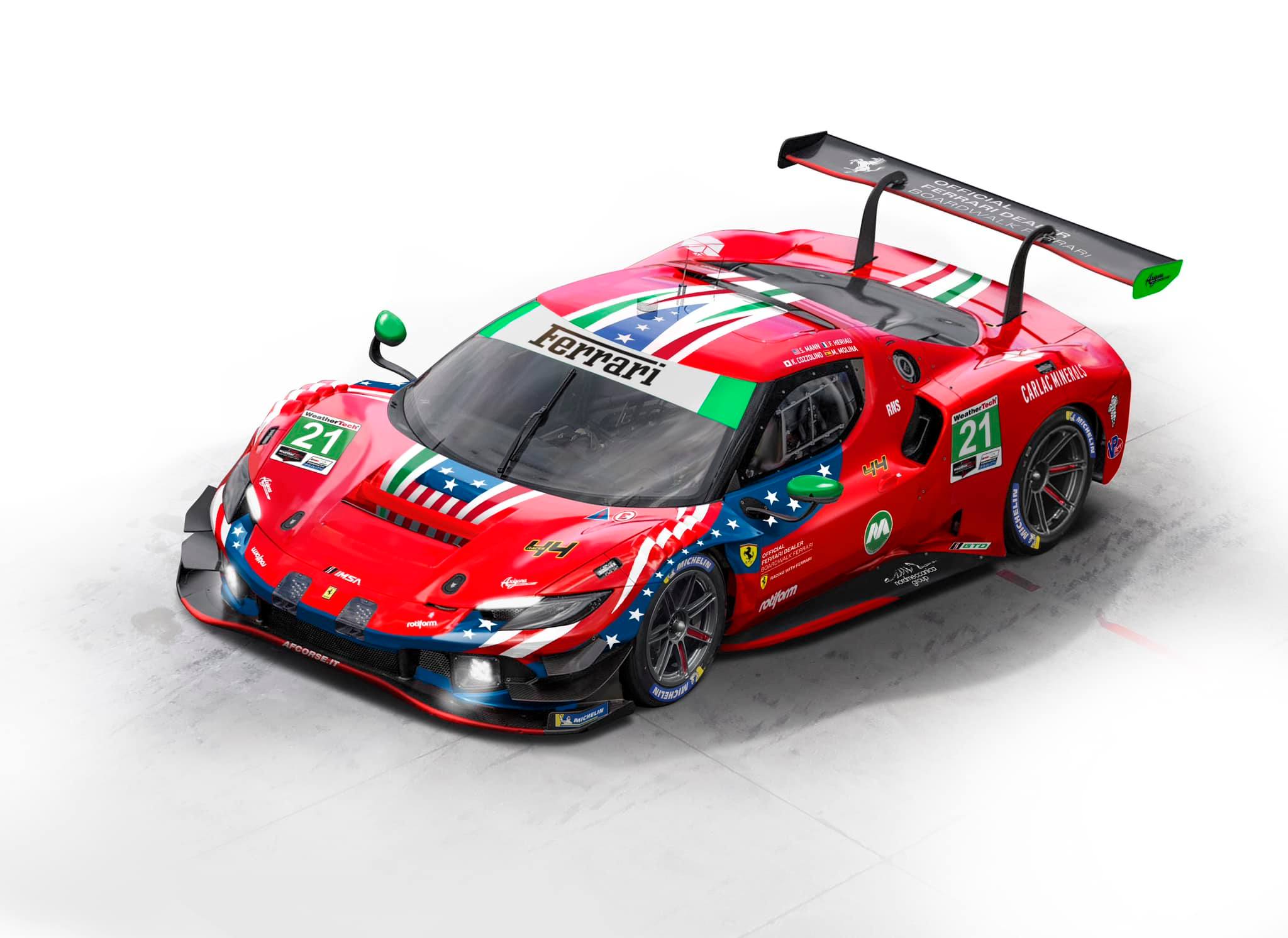 AFCorse - 💥AF Corse, 24 Hours of Daytona: 296 GT3 number 21 line