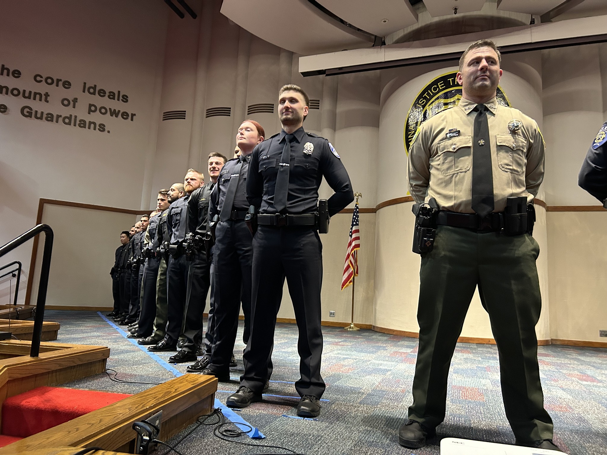 PAPD Officer Logan Bennett graduates from WA Basic Law Enforcement