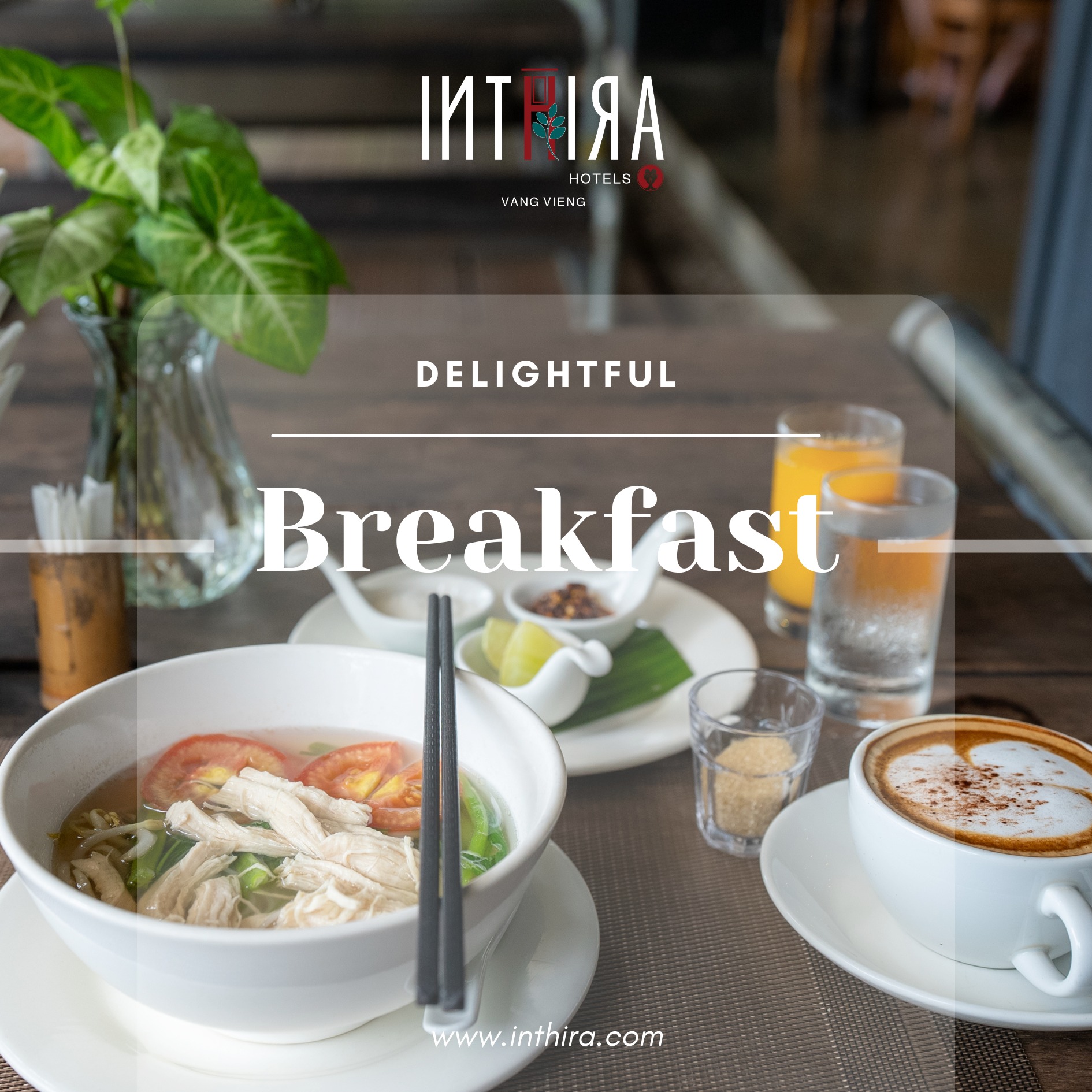 Inthira Vang Vieng - 🌞 Begin your day with a delightful breakfast at ...