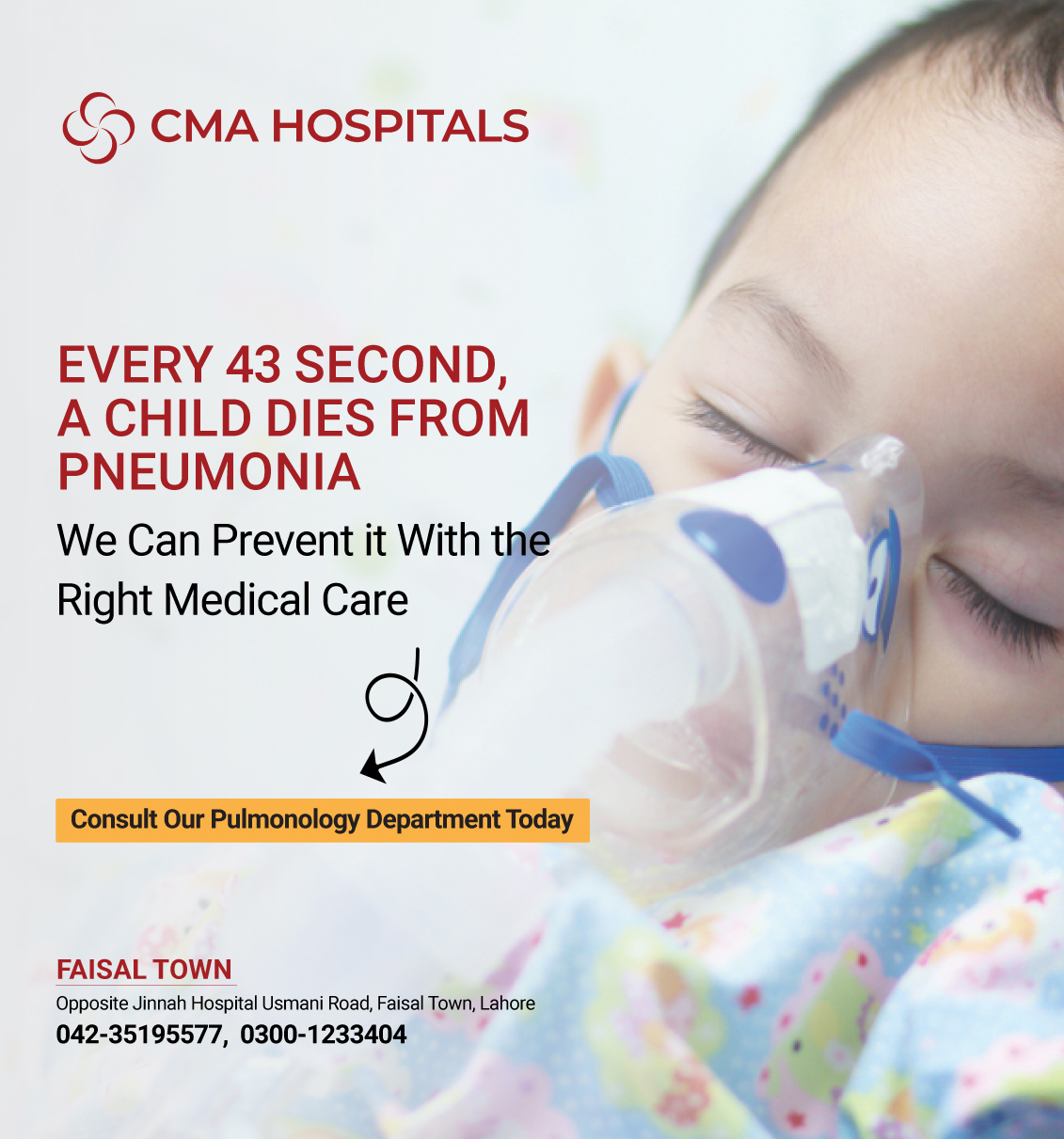 CMA Hospital - Pneumonia may be contagious, but hope is... | Facebook