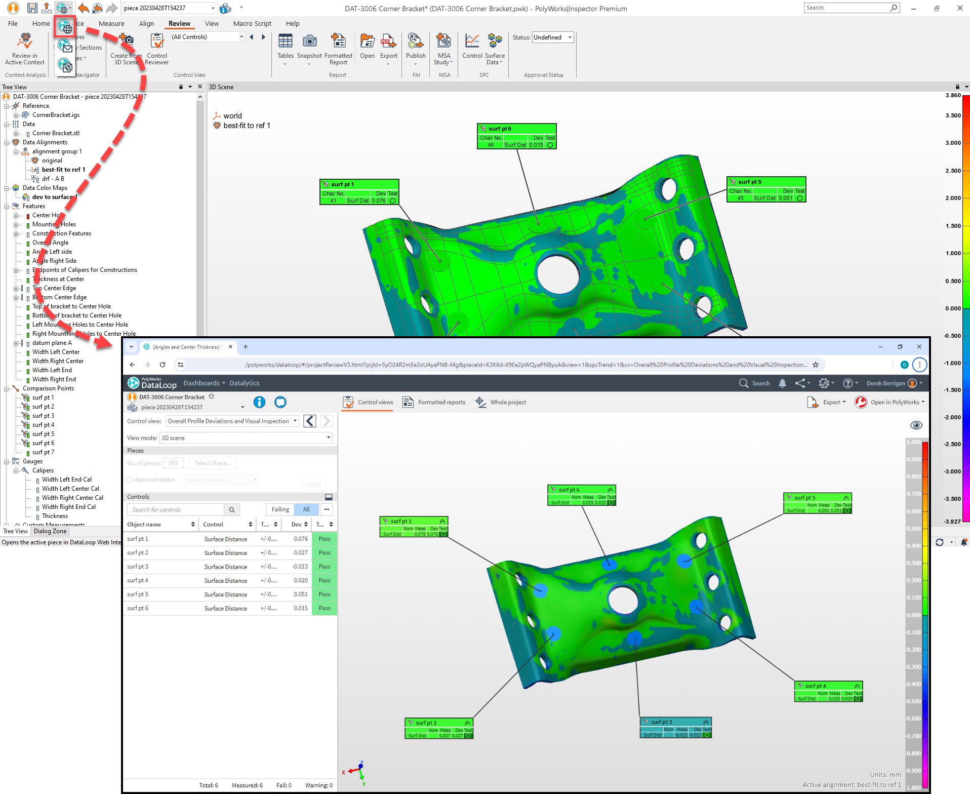 การแชร์ไฮเปอร์ลิงค์ไปยังผลการตรวจวัดผ่... - PolyWorks Thailand | Facebook