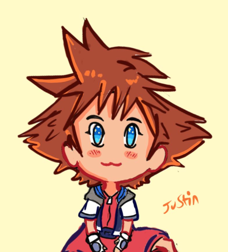 Another chibi sora of mine. Drawn in clip studio paint.