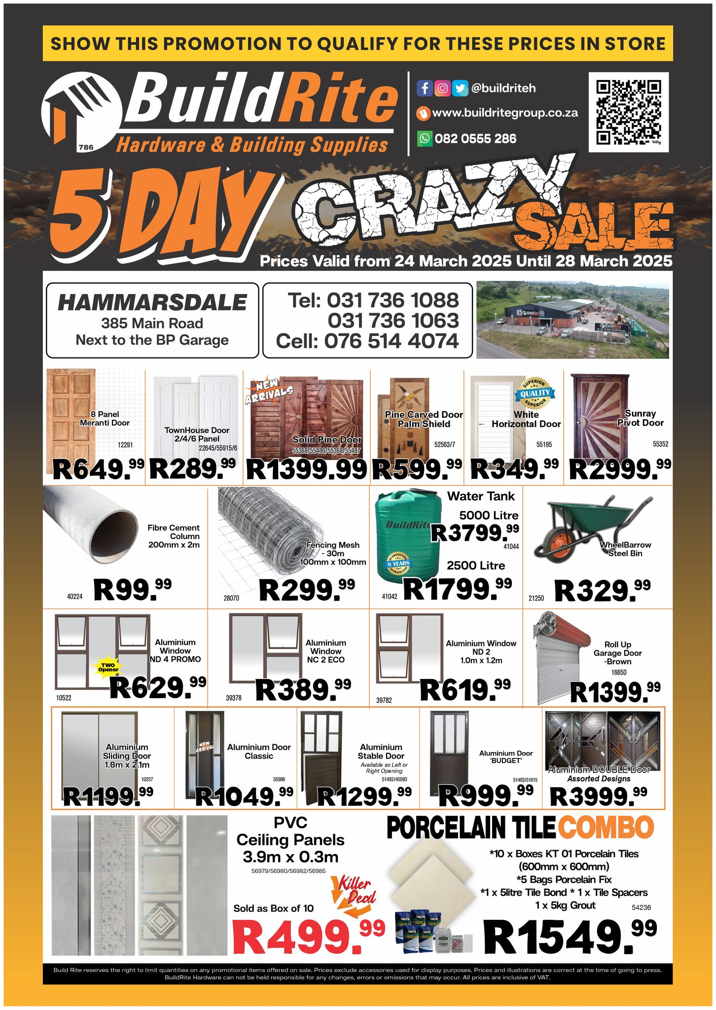 Hammarsdale BuildRite is bringing 5... - Build Rite Hardware | Facebook