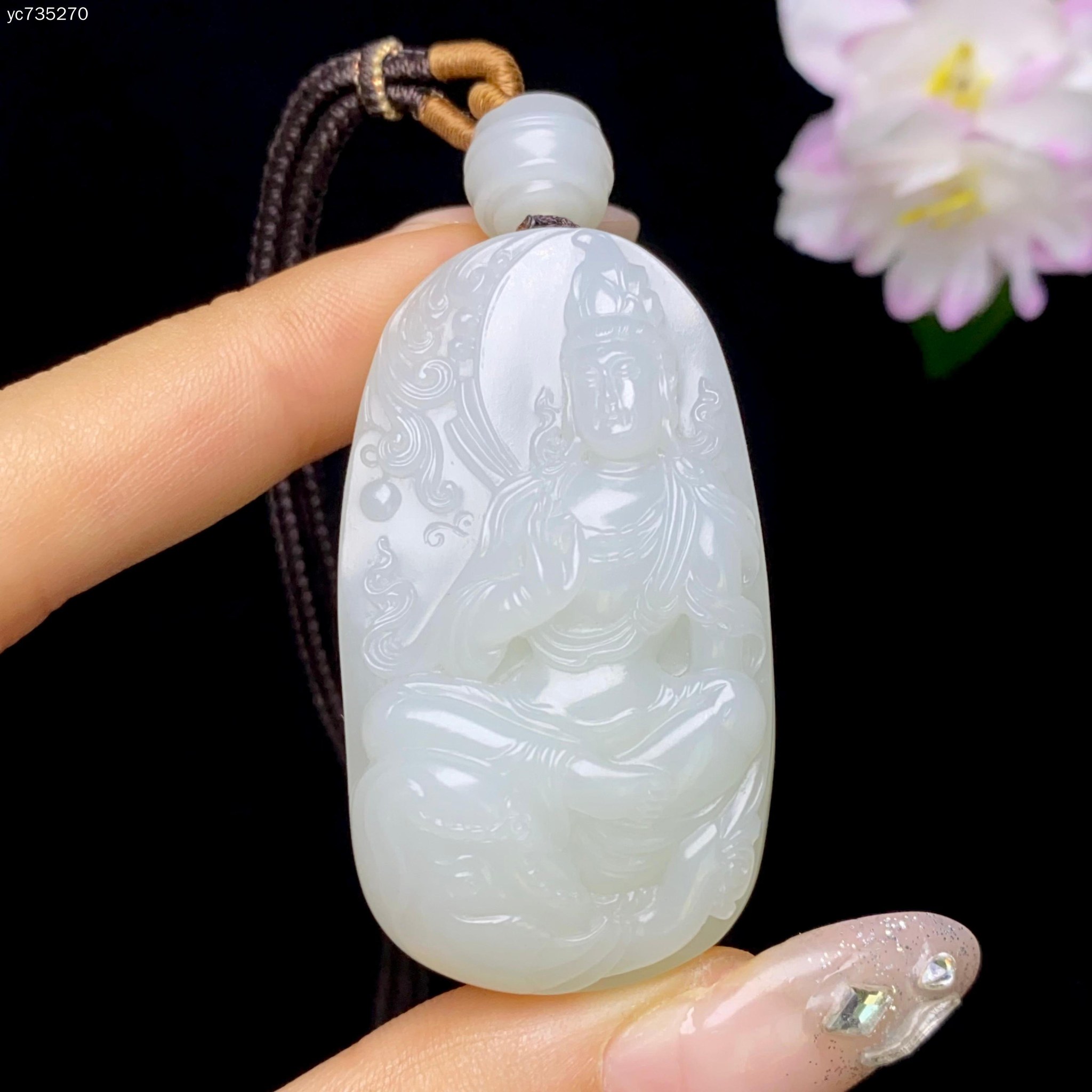 【極美品】天然和田玉 崑崙山脈産紫乾坤玉 龍神 透かし彫りペンダント【鑑定書付】 米達料，是崑崙山深處難得一見的和田玉珍品，礦脈早已封礦，存量愈發