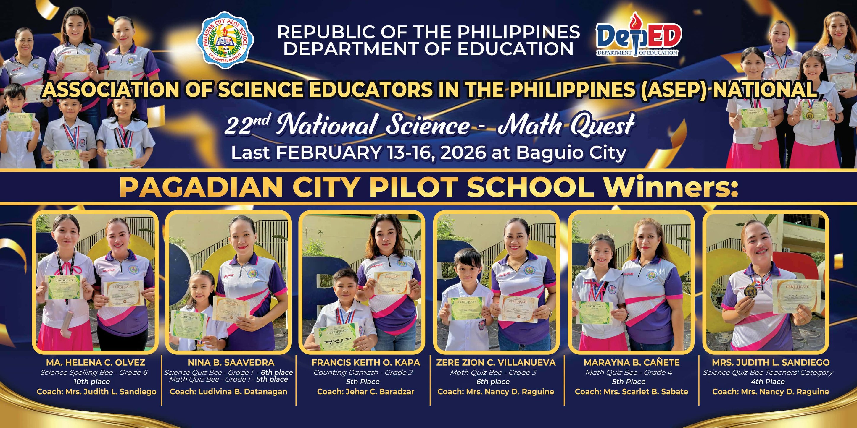 Pagadian - Pagadian City Pilot School proudly congratulates the ...