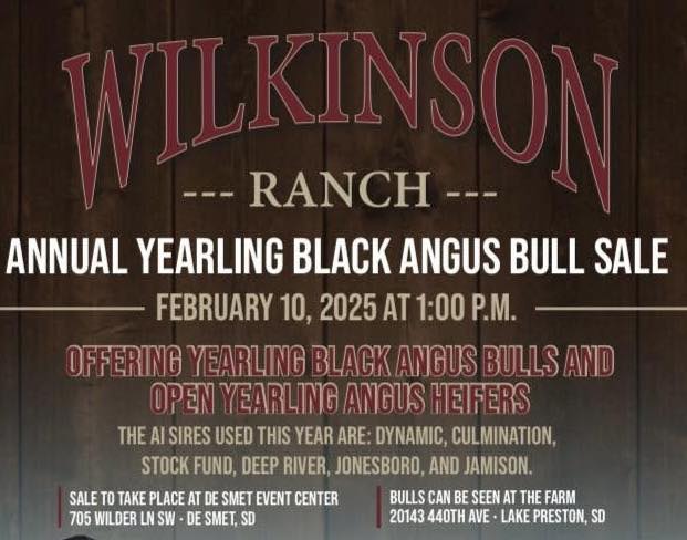 Wilkinson Ranch Inc | Lake Preston SD
