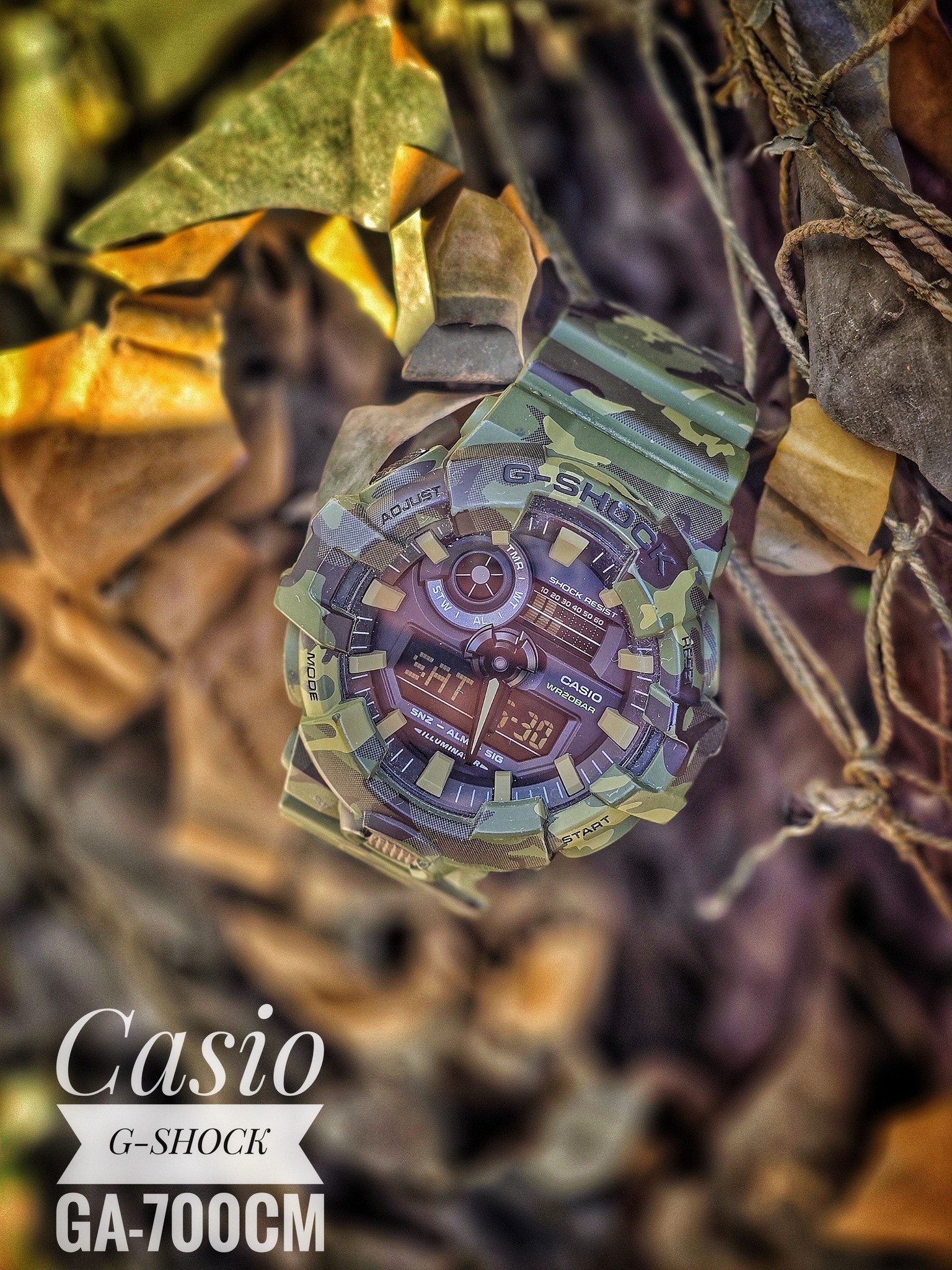 ? Camouflage! ☆ Casio G-Shock GA-700CM ☆ #CasioWatches 