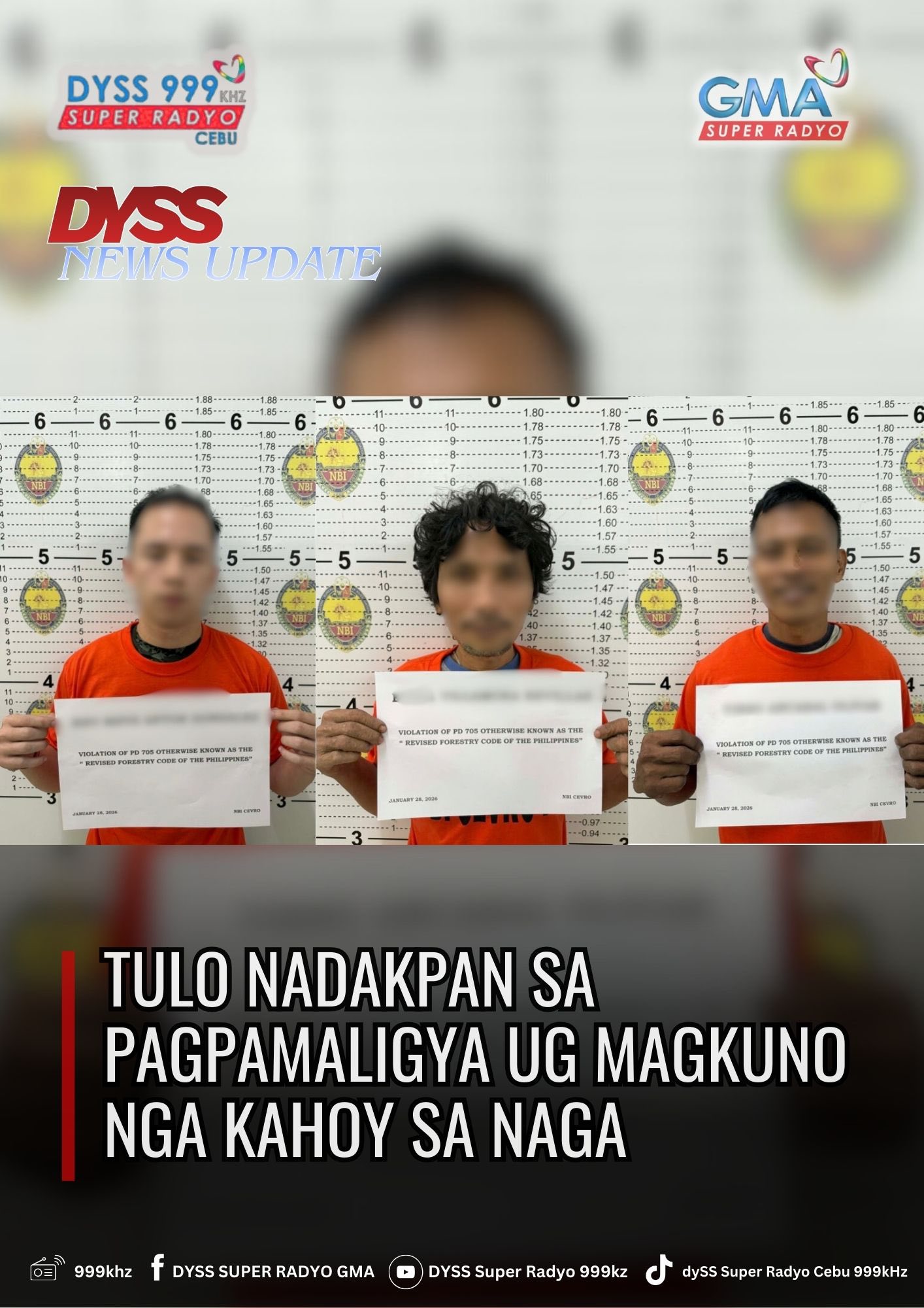TAN-AWA: Tulo nadakpan sa NBI-7, sa... - DYSS SUPER RADYO GMA | Facebook