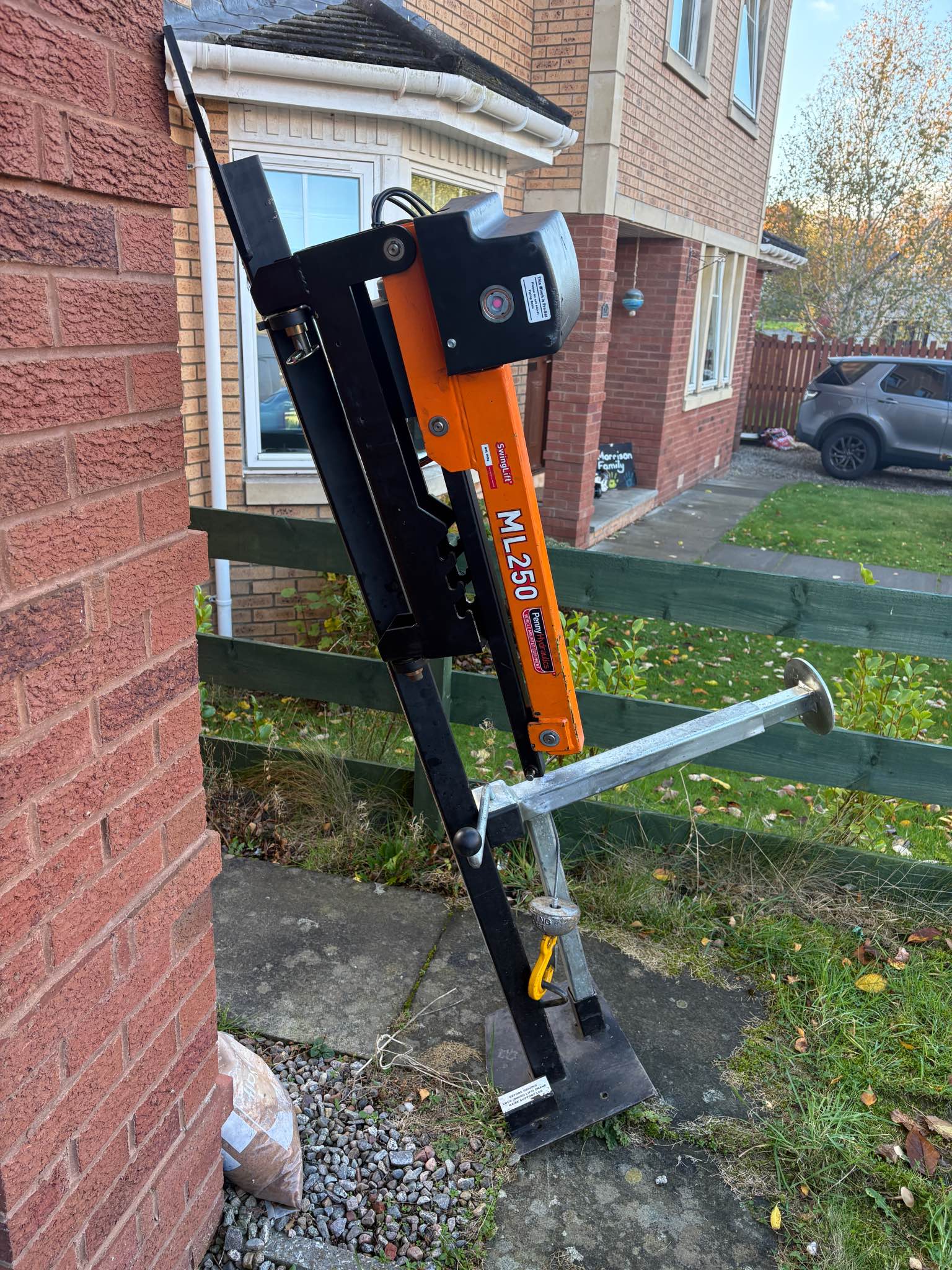 Penny engineering van or trailer hoist crane - Measuring Tools ...