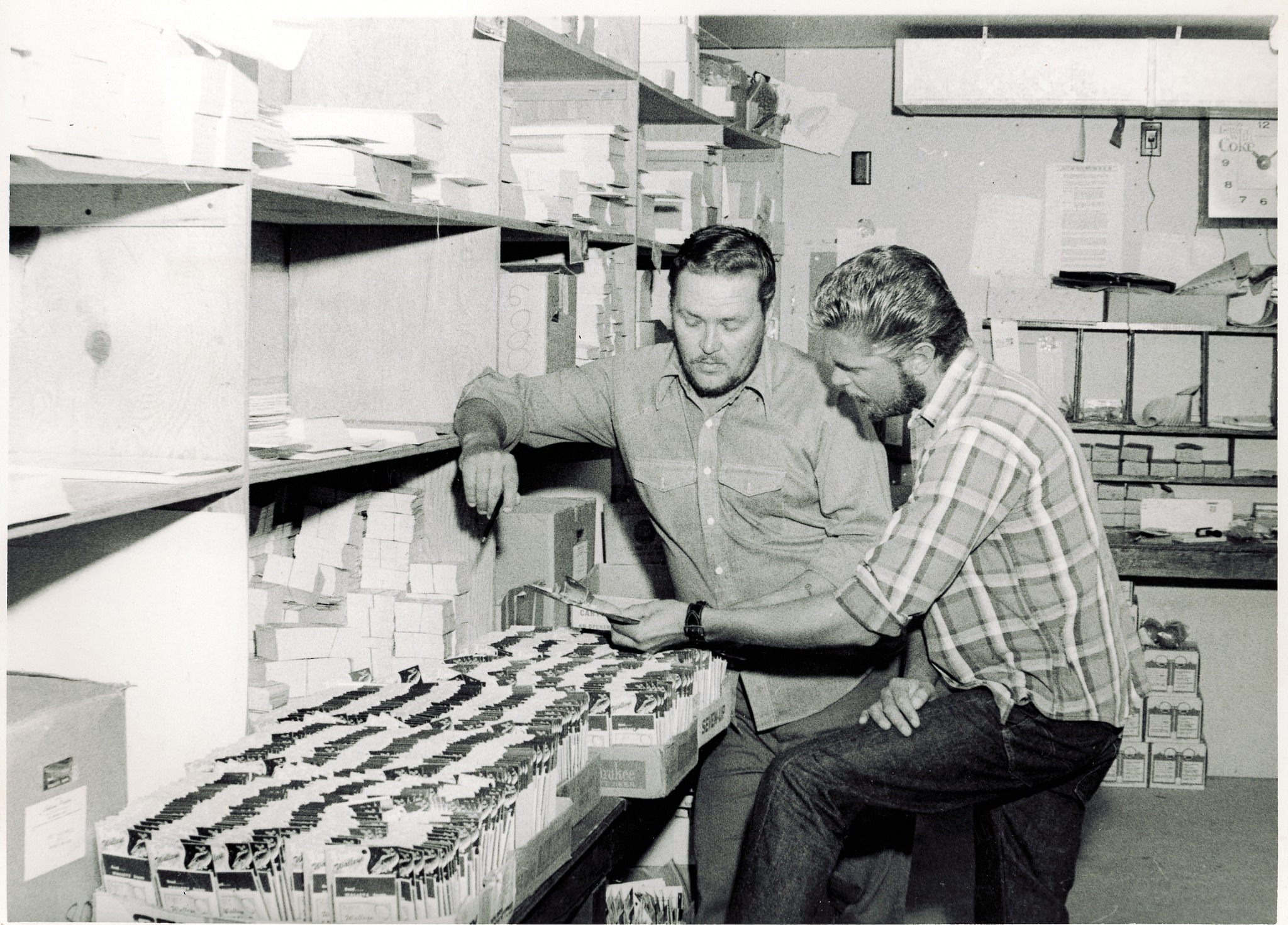 Lindner's - ⬅ Throwback Thursday ⬅ Ron and Al Lindner in the mail room ...