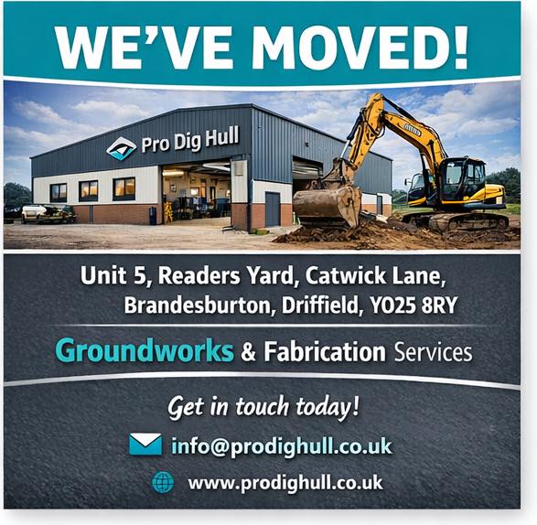 🚧 WE’VE GOT NEW PREMISES! 🚧 📍 Unit 5,... - Pro Dig Hull Ltd | Facebook
