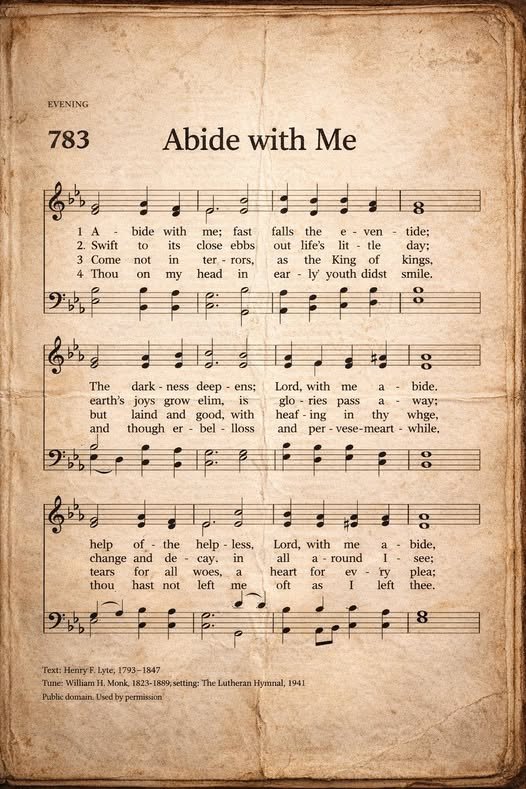 Old Hymns and Great Fashioned Hymns | Abide With Me - Sing and play ...