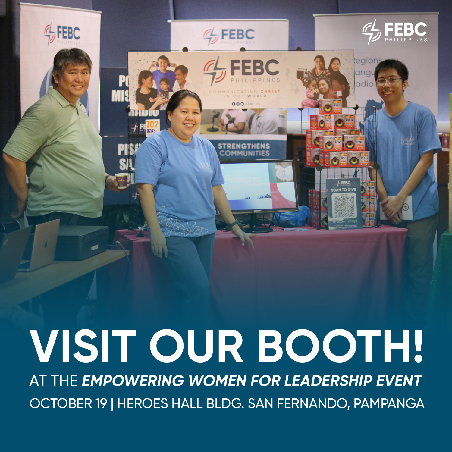VISIT OUR FEBC BOOTH! FEBC Philippines... - FEBC Philippines | Facebook