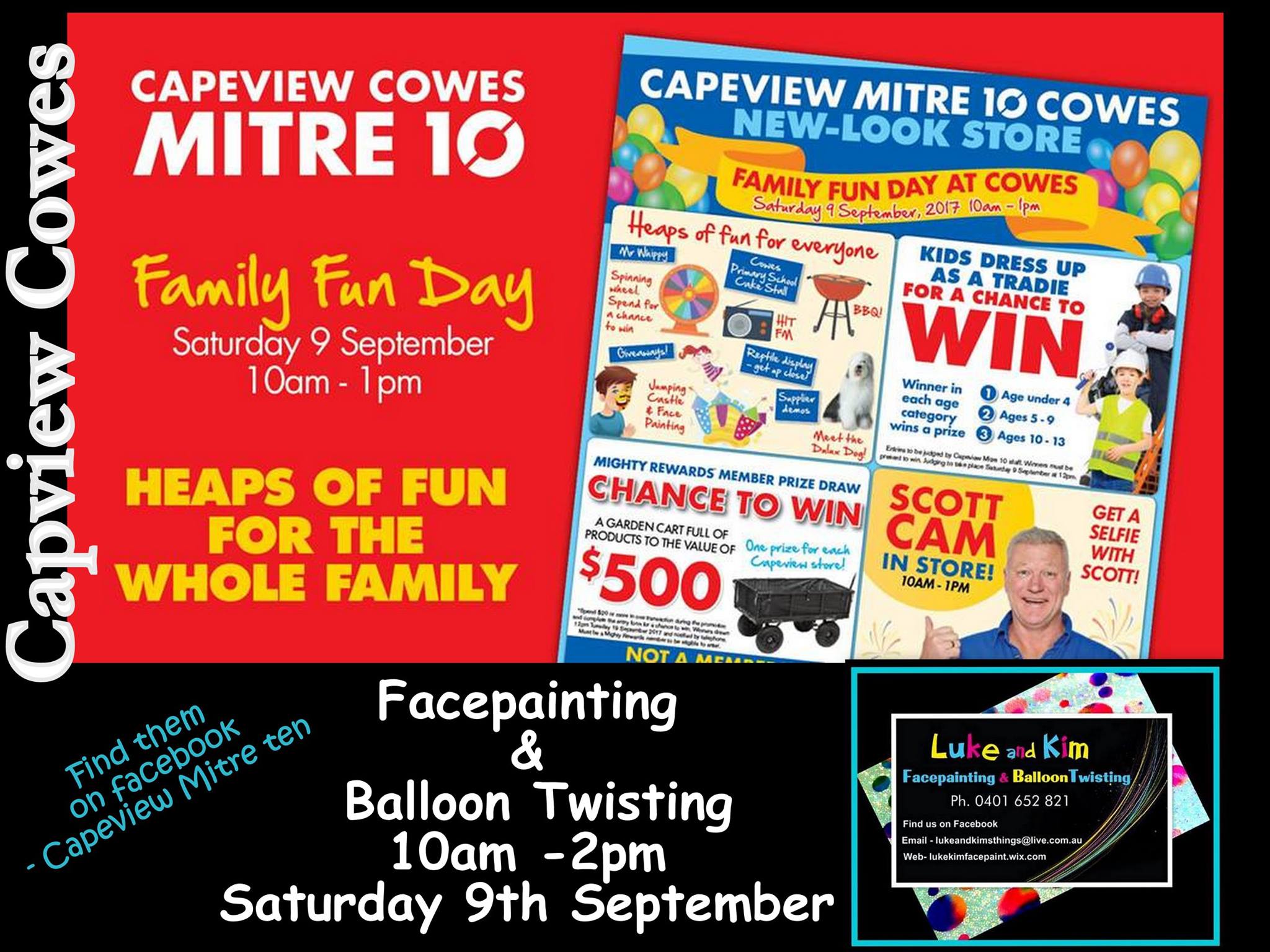 Luke & Kim Facepainting & Balloon Twisting - We can't wait for this ...