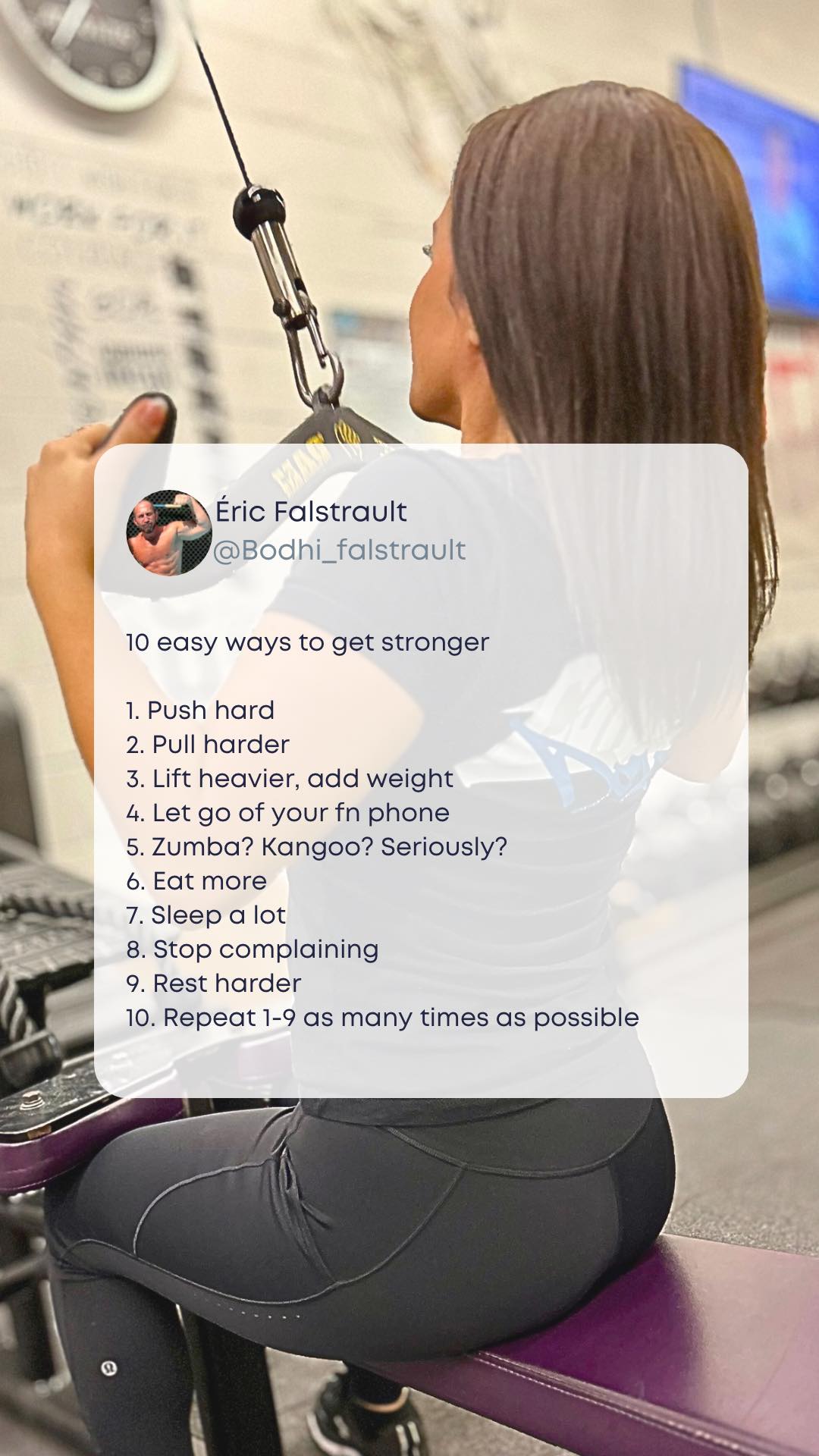 The strength code