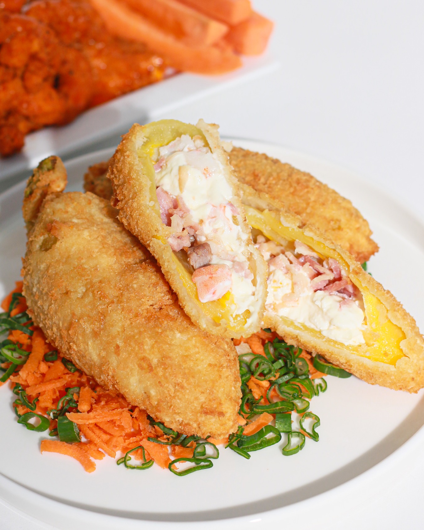 Que - 👉🔥😋 Orden de chiles rellenos. $96.00 🔥😋solo en Que Rollo Sushi ...