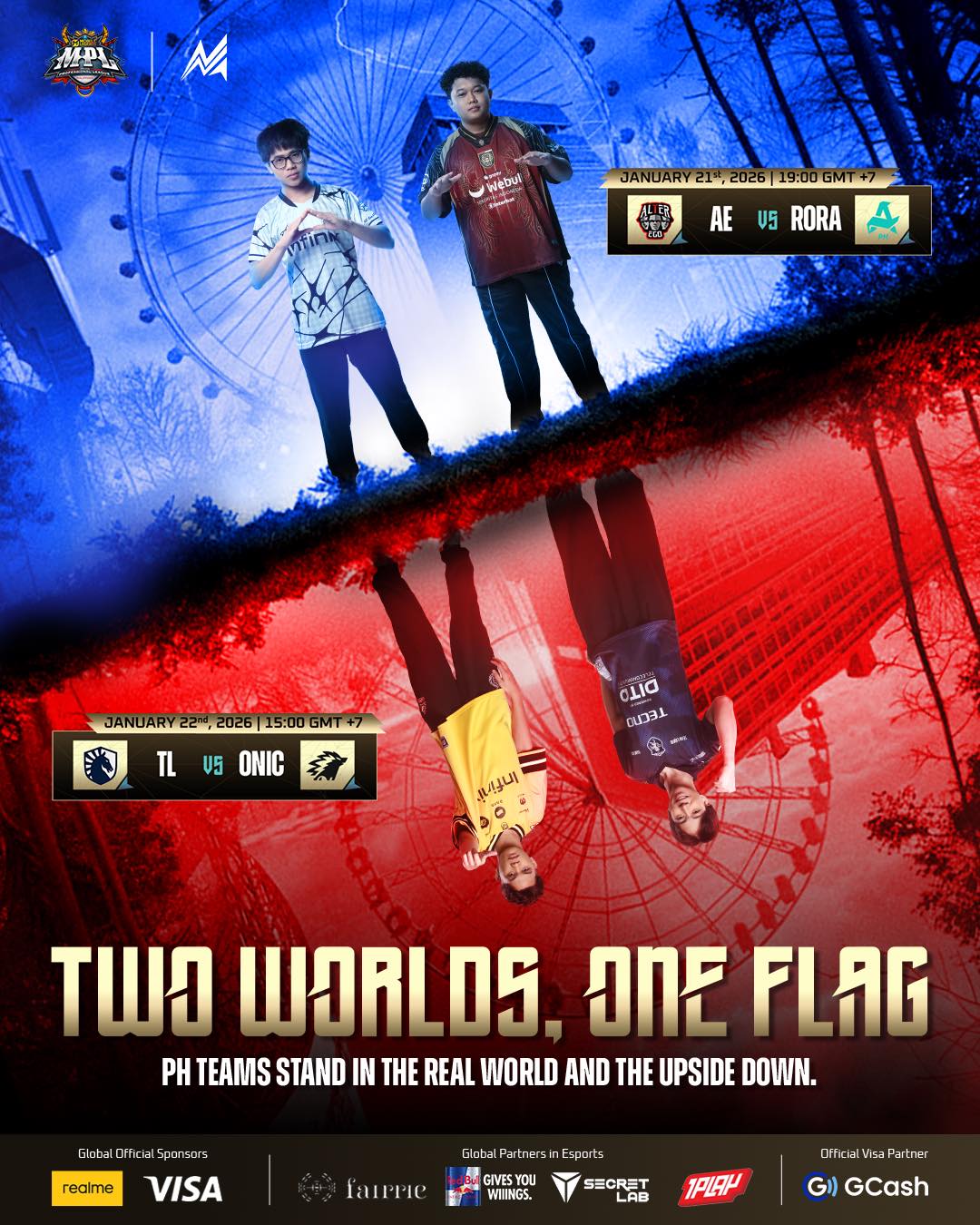 MPL - Two worlds. One flag. 🇵🇭 AE vs RORA is LIVE NOW — nations clash ...