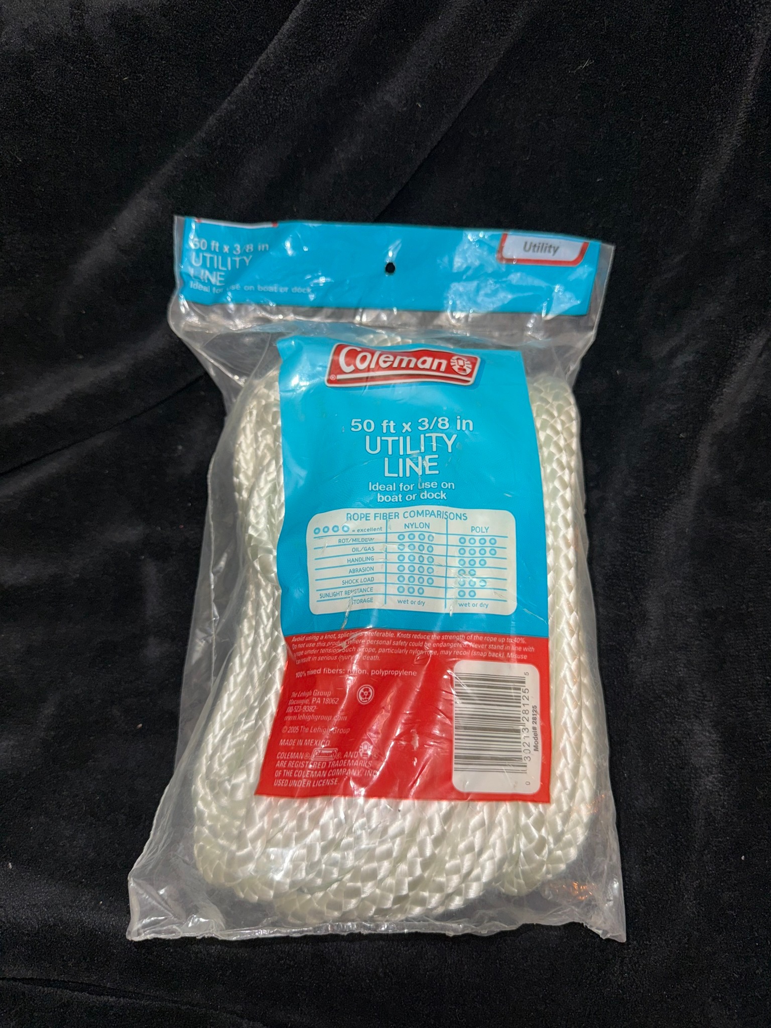 COLEMAN 50 FT UTILITY LINE ROPE - BRAND NEW - Climbing Hardware - St ...