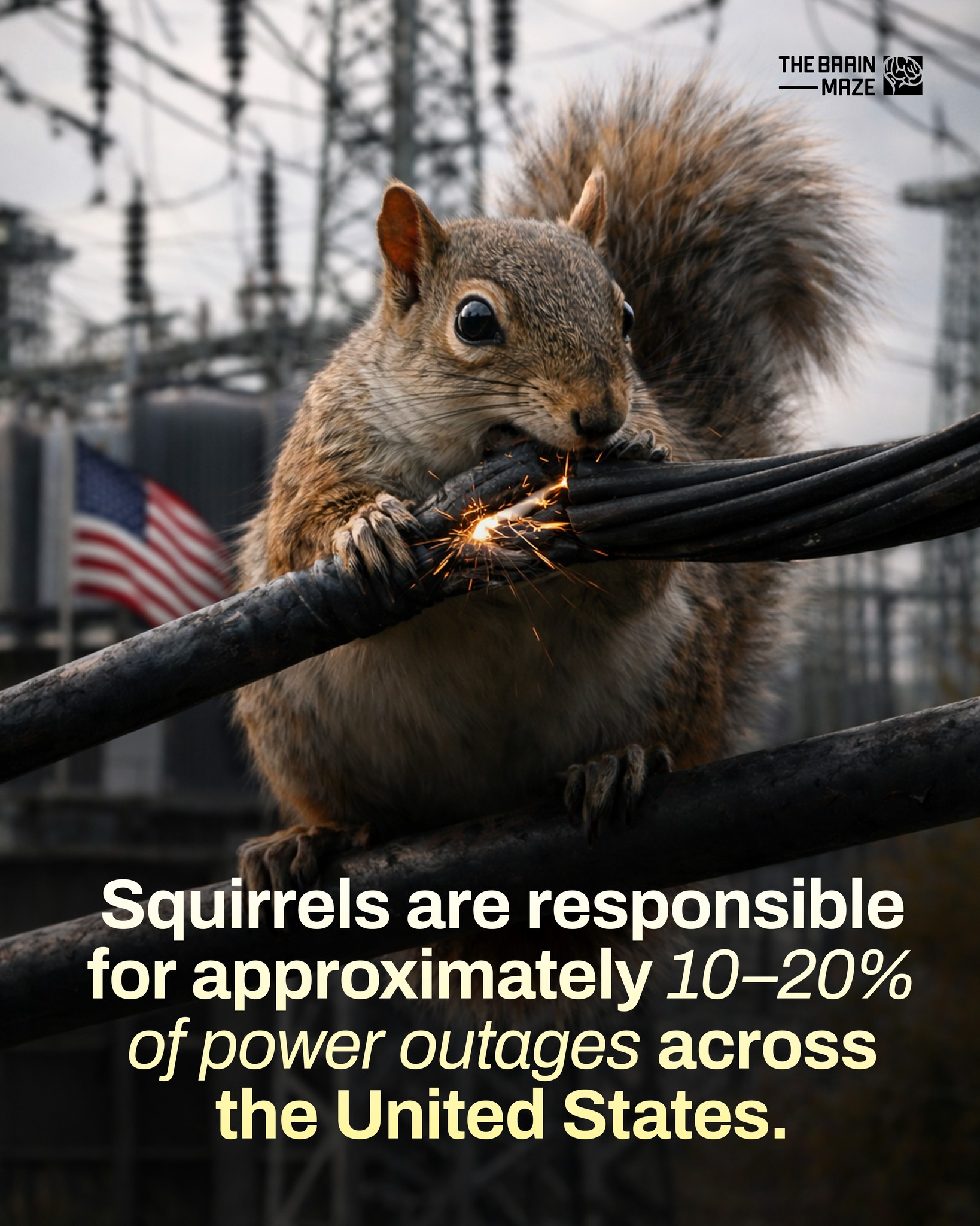 The Brain - Squirrels are surprisingly one of the leading causes of ...
