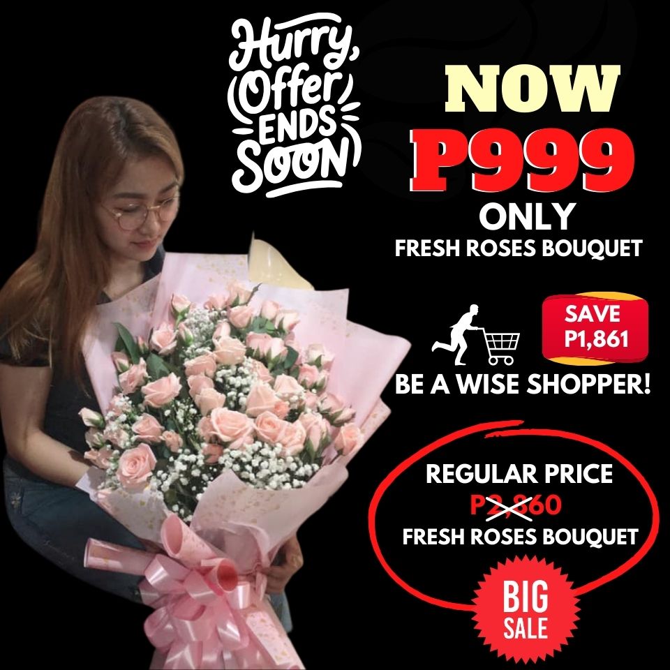 Dangwa - 🌼 Limited Time Offer: Get a bouquet of 3 doz. roses for only ...