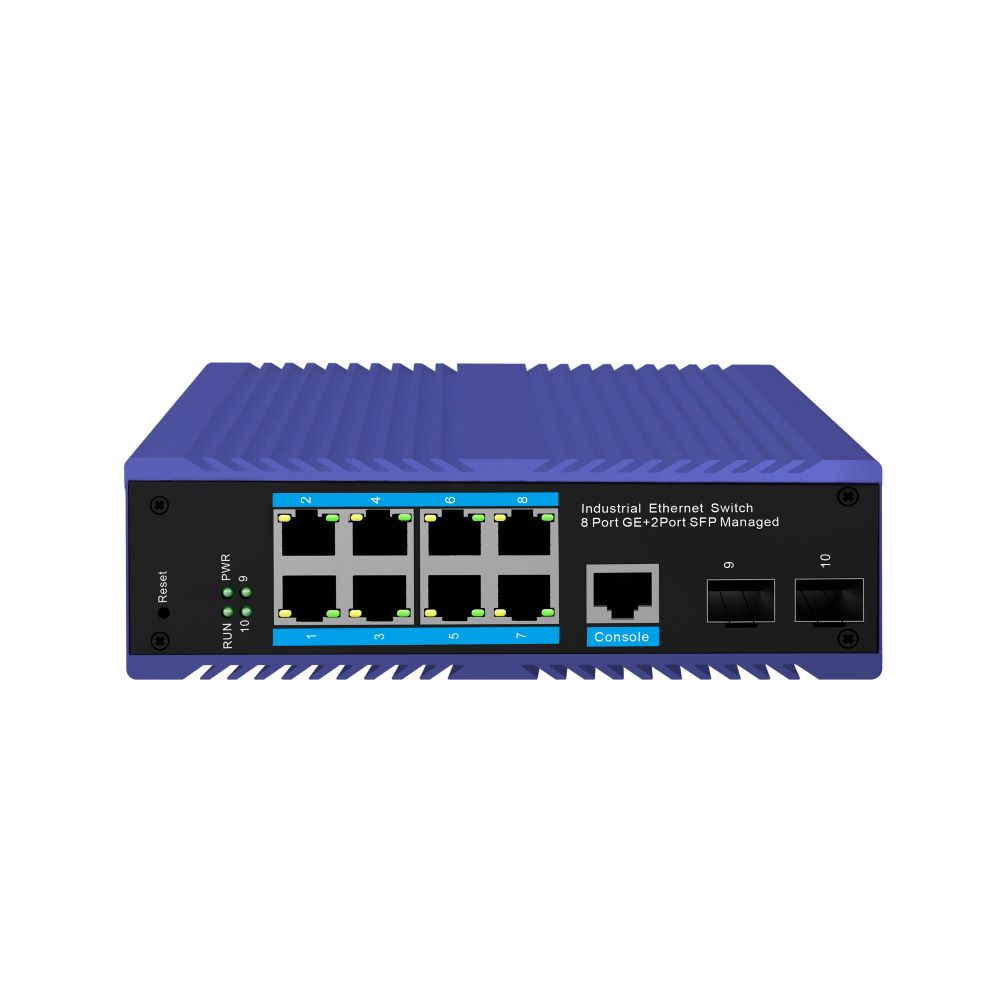 Mootek - 10-port 10/100M/1000M L2+ Managed Industrial Ethernet Switch # ...