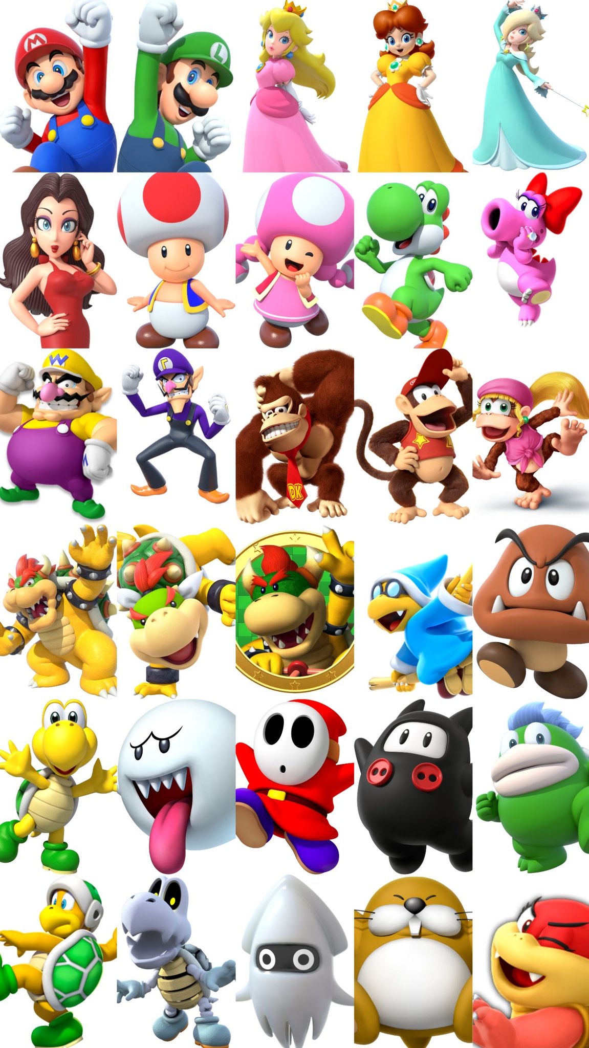 Mario Party Dream Roster Fan Made Mario Party Roster Made By Me: Mario