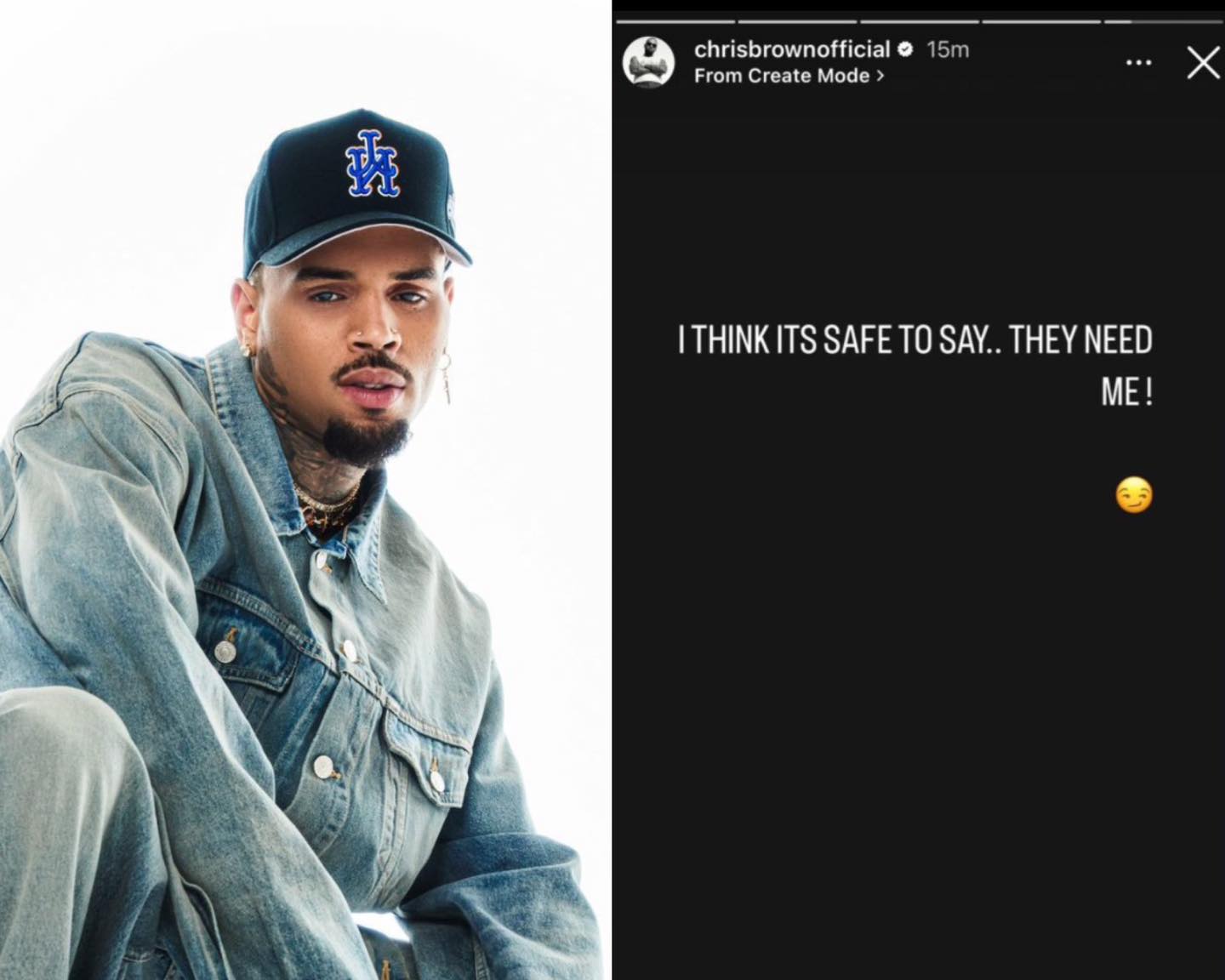 Jarred Jermaine - Chris Brown shares new Instagram story... | Facebook