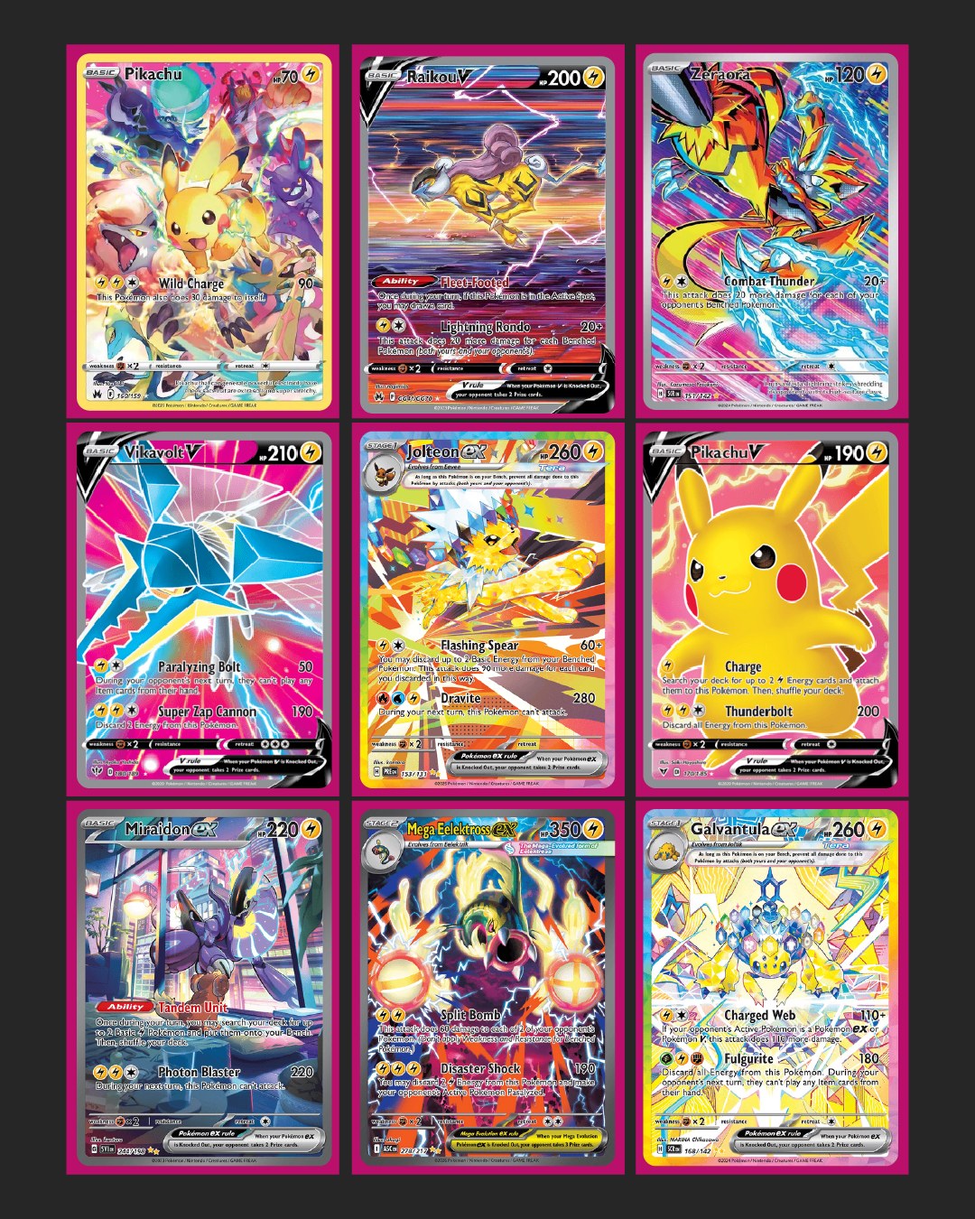 pokemon cards ex binder Hop's Zacian Box Collection Space for 360 cards (cards not included) Ultra Pro Premium 9 Pocket