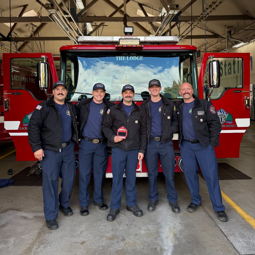 Fire Chief Browne and Assistant Chief Mulick presented Apparatus