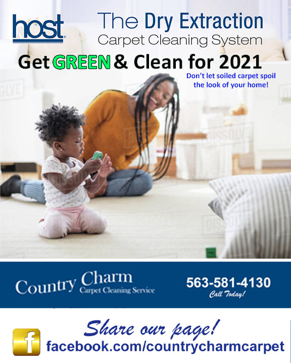 Country Charm Carpet Cleaning Service | Dubuque IA