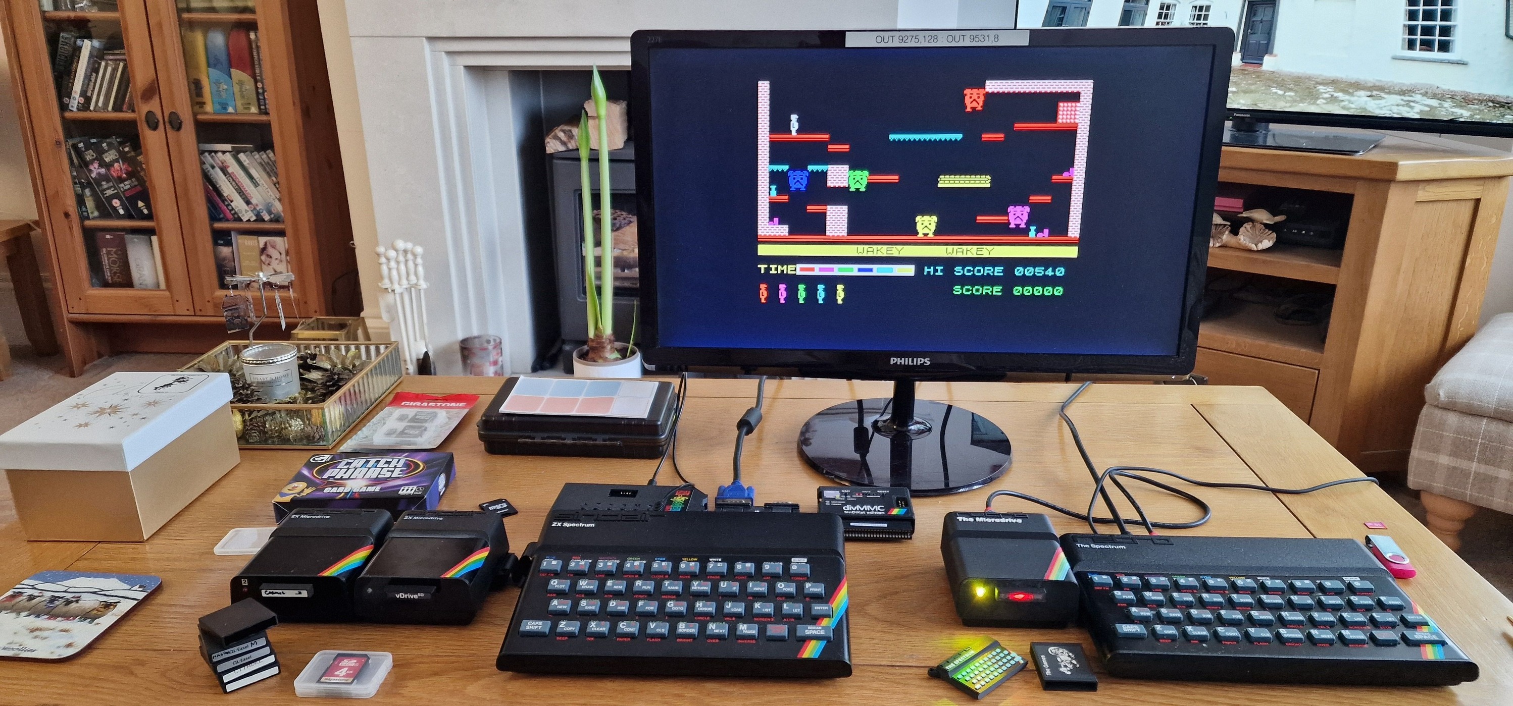 Frantic Day English game for ZX Spectrum