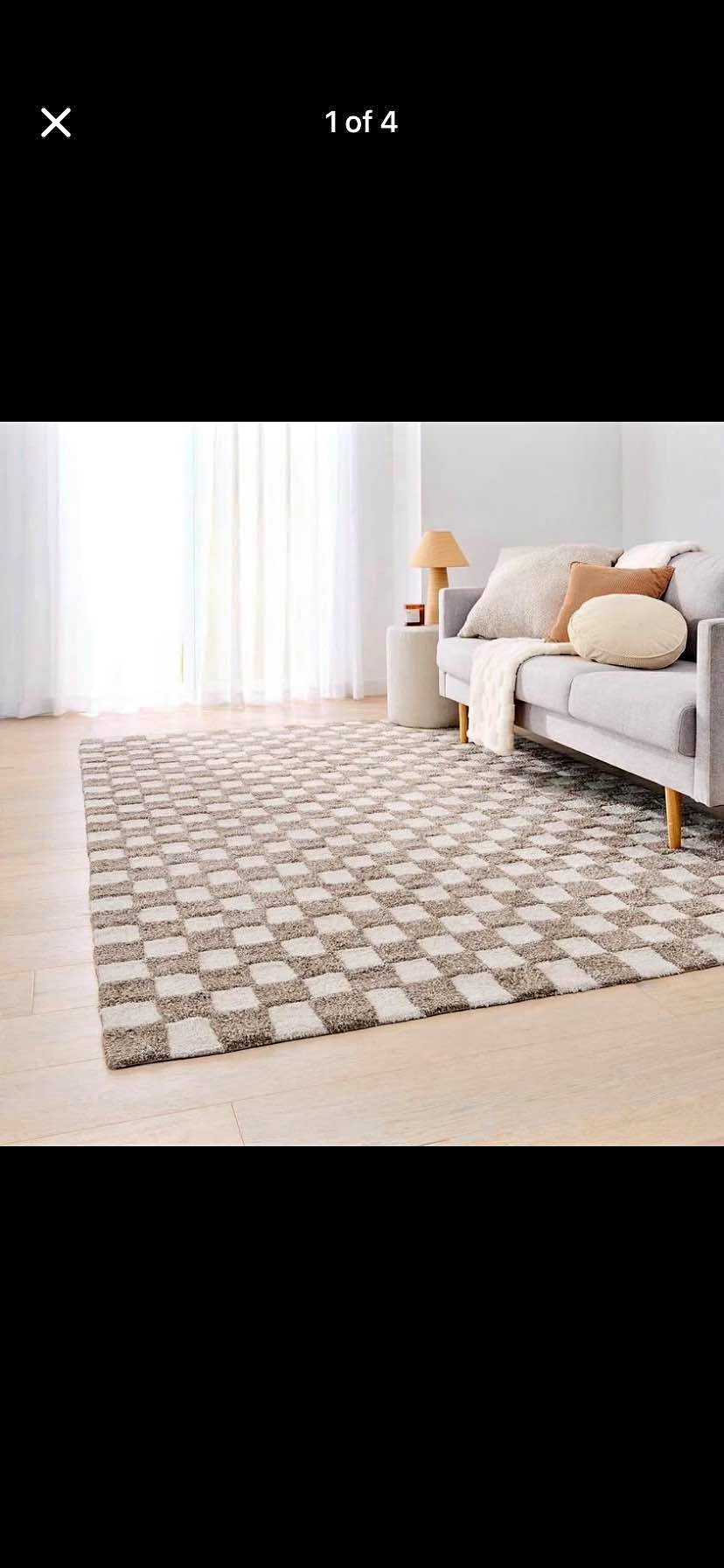 Kmart checkerboard rug large 🎲 - Area Rugs - Perth, Western Australia ...