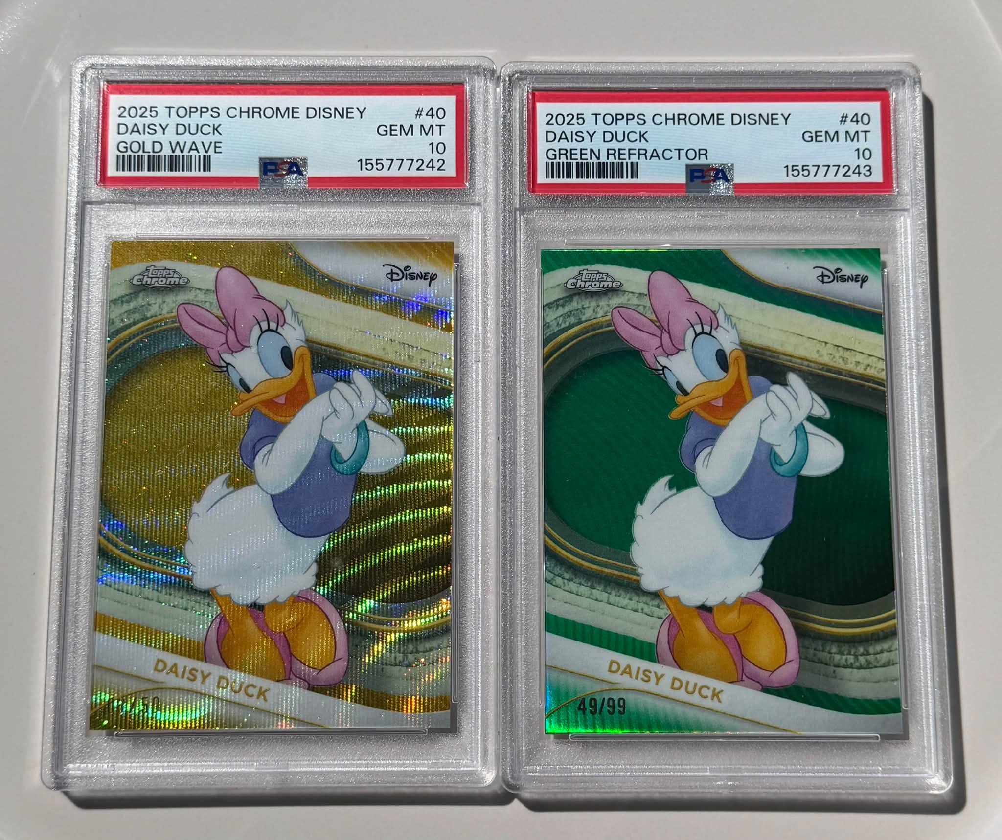 Disney Trading Cards for Sale: Daisy Duck, Moana, Donald Duck, and