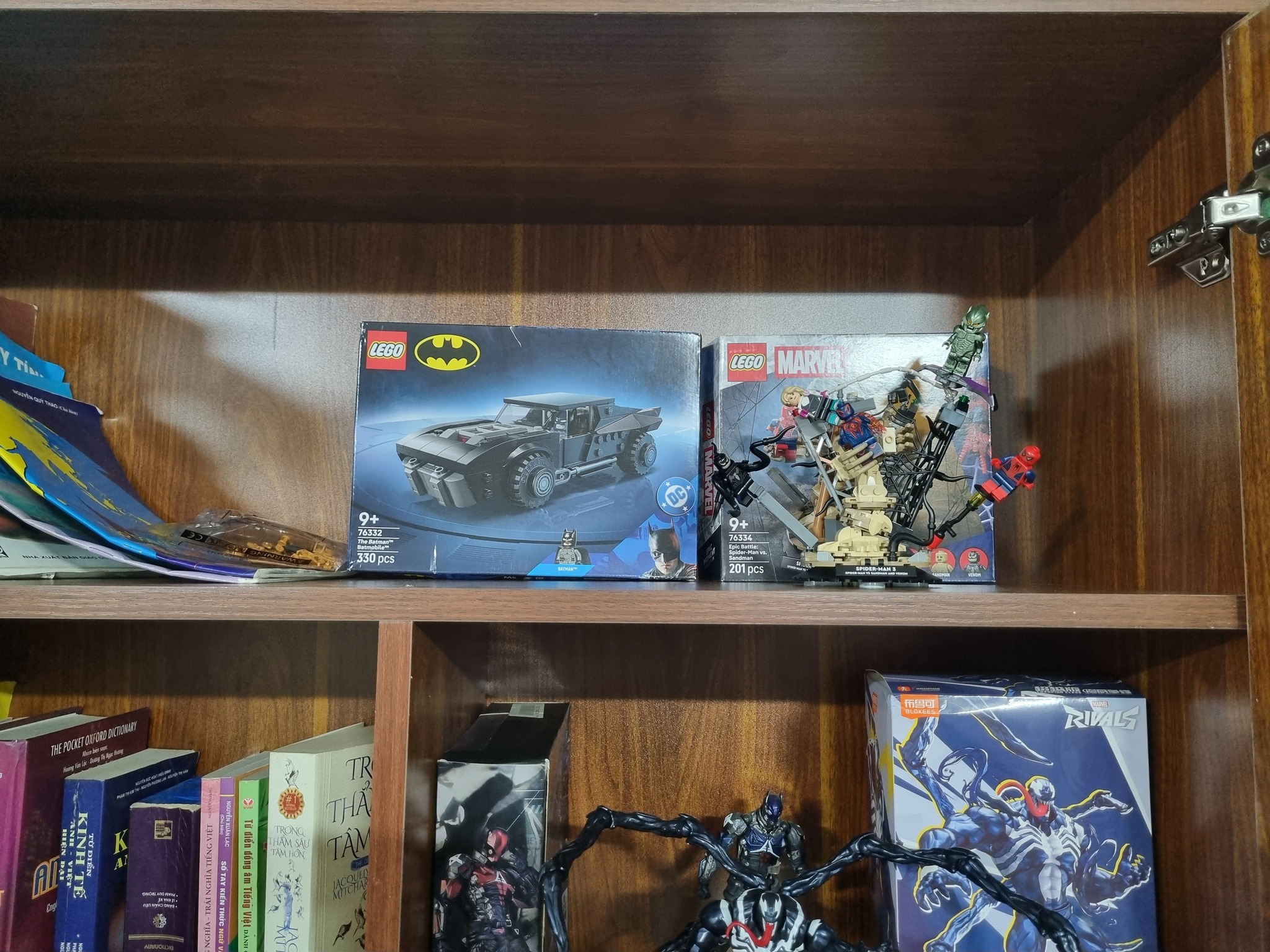 bought 2 sets of marvel action figures