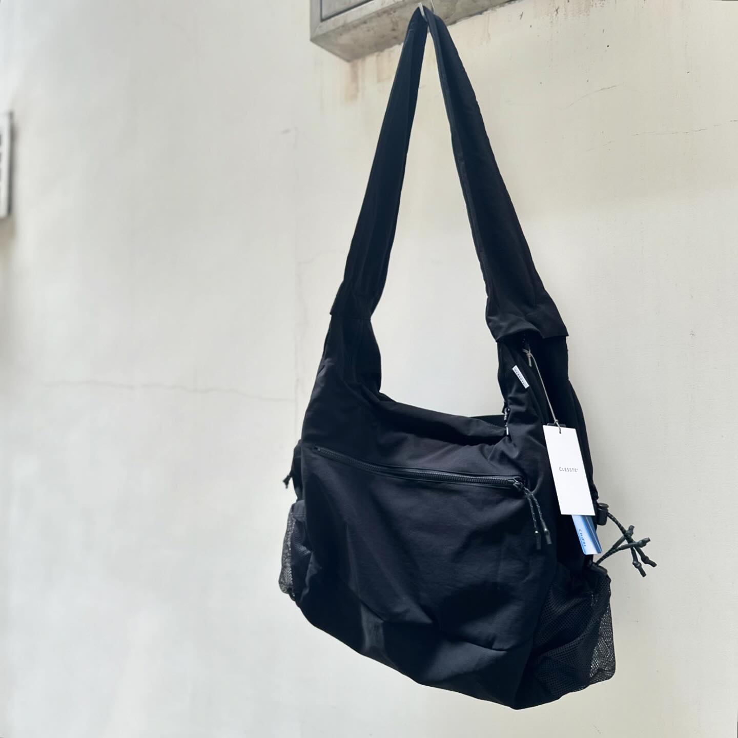 CLESSTE>> 24AW SOFT SHELL ATHLETIC BAG - COLOR : BLACK - SIZE 