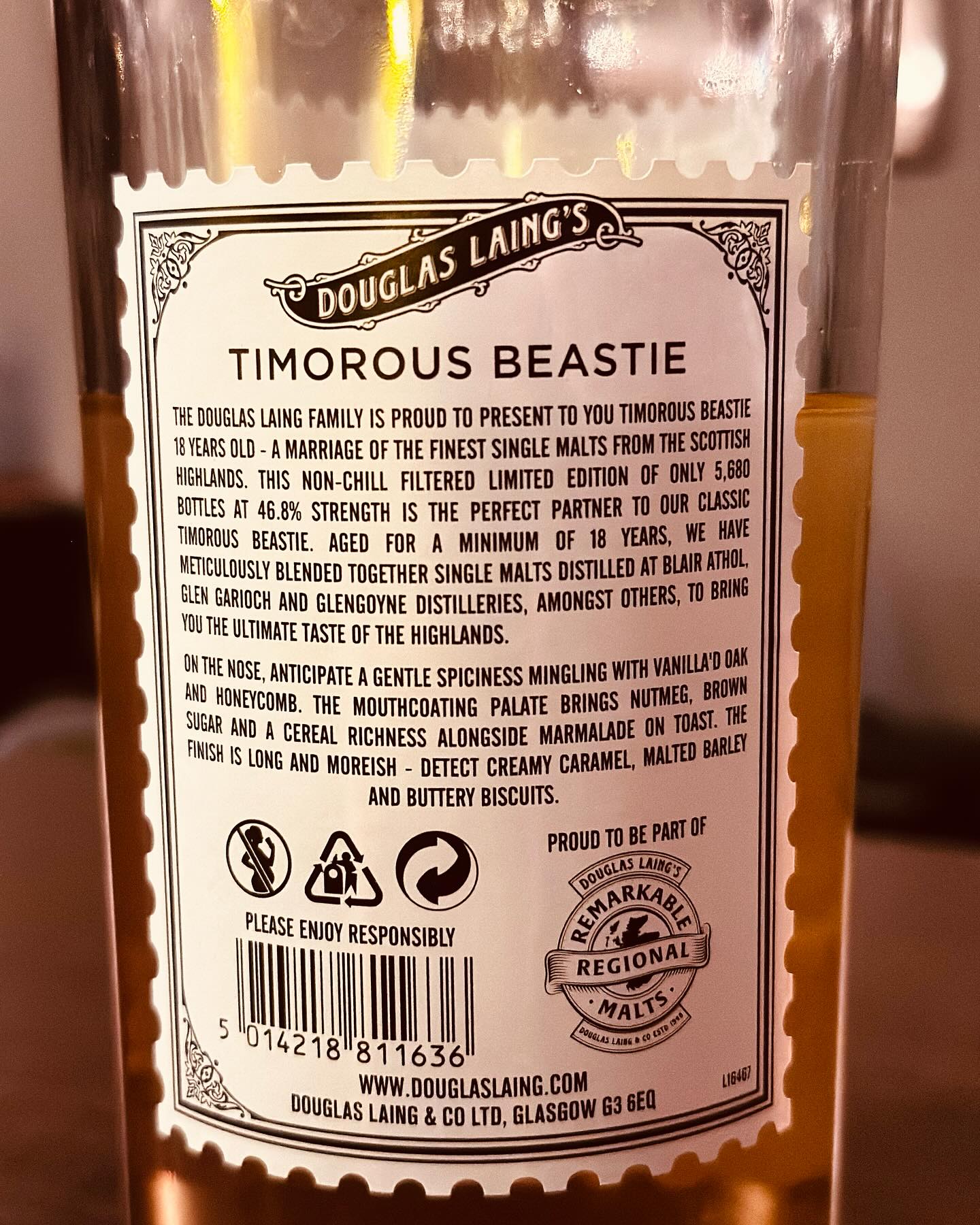 TIMOROUS BEASTIE 18 years “ ティモラス・ビースティ 18年 リミテッド