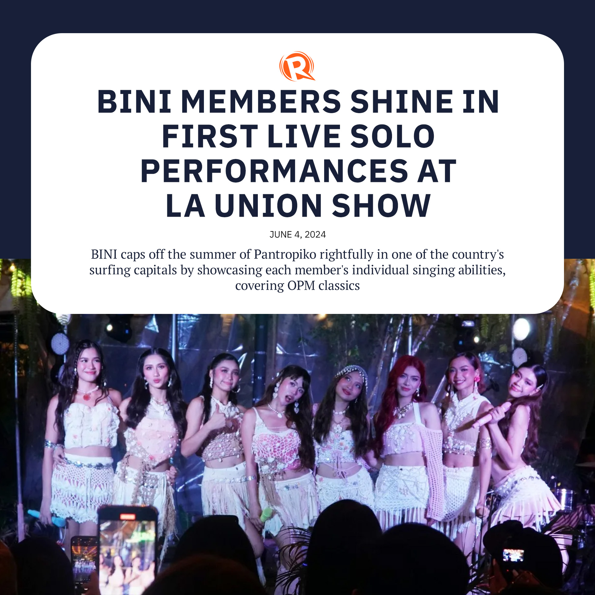 Rappler - BINI sa islang pantropiko! 🏝️🌺 READ:...