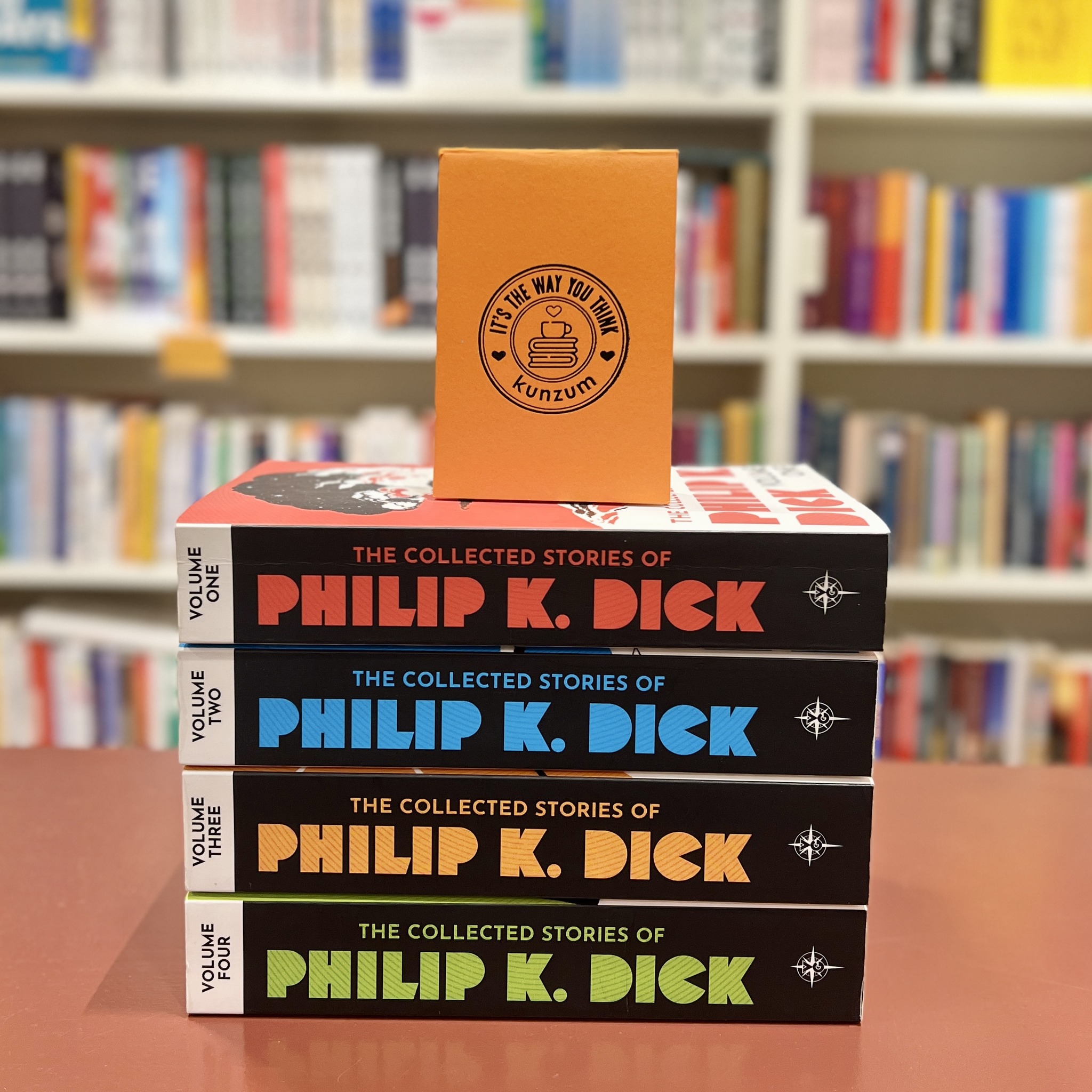 Stacked up and ready to be devoured. ? The collected stories of 